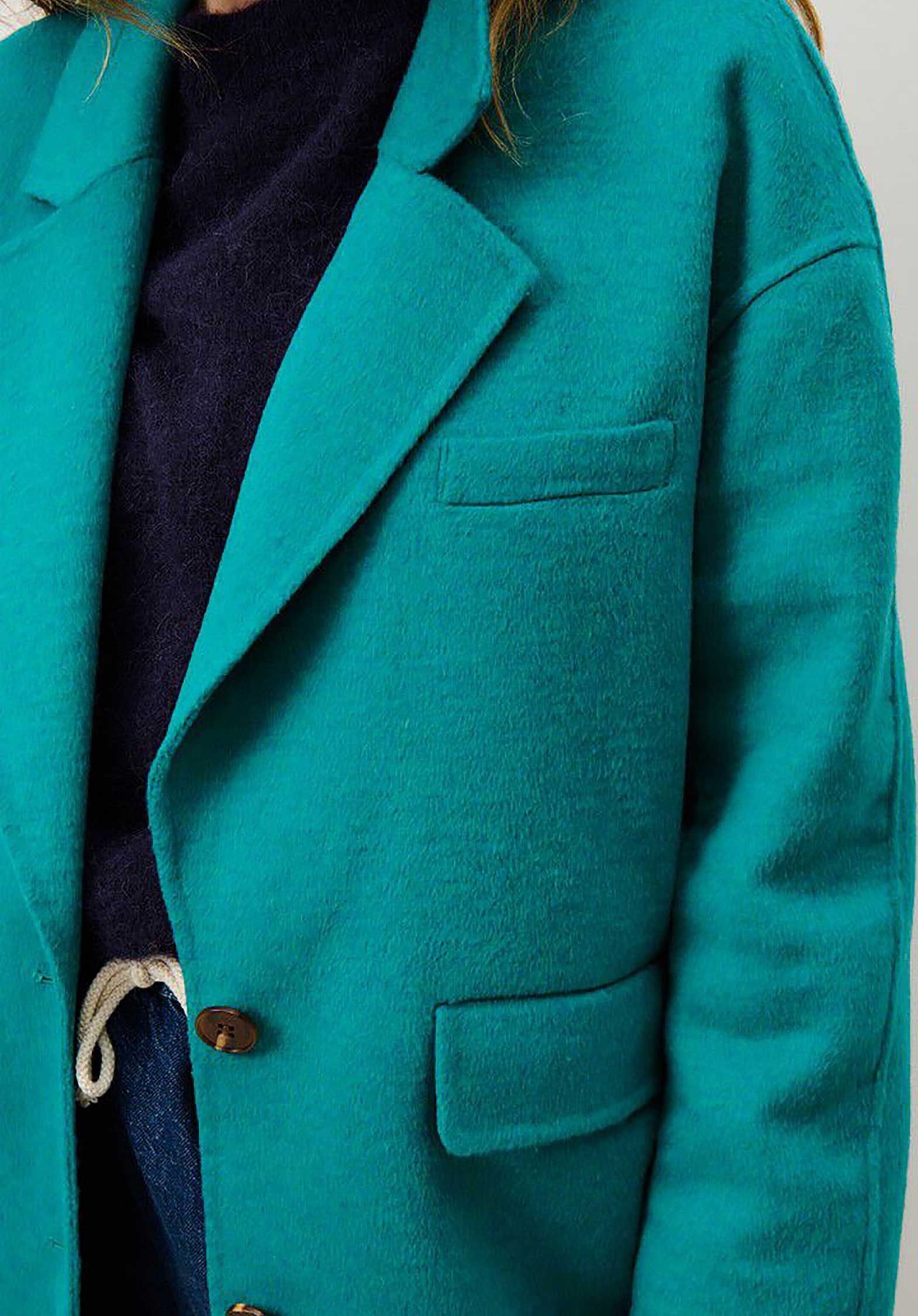 Coat Dado17lc Bleu-Canard - Image 5