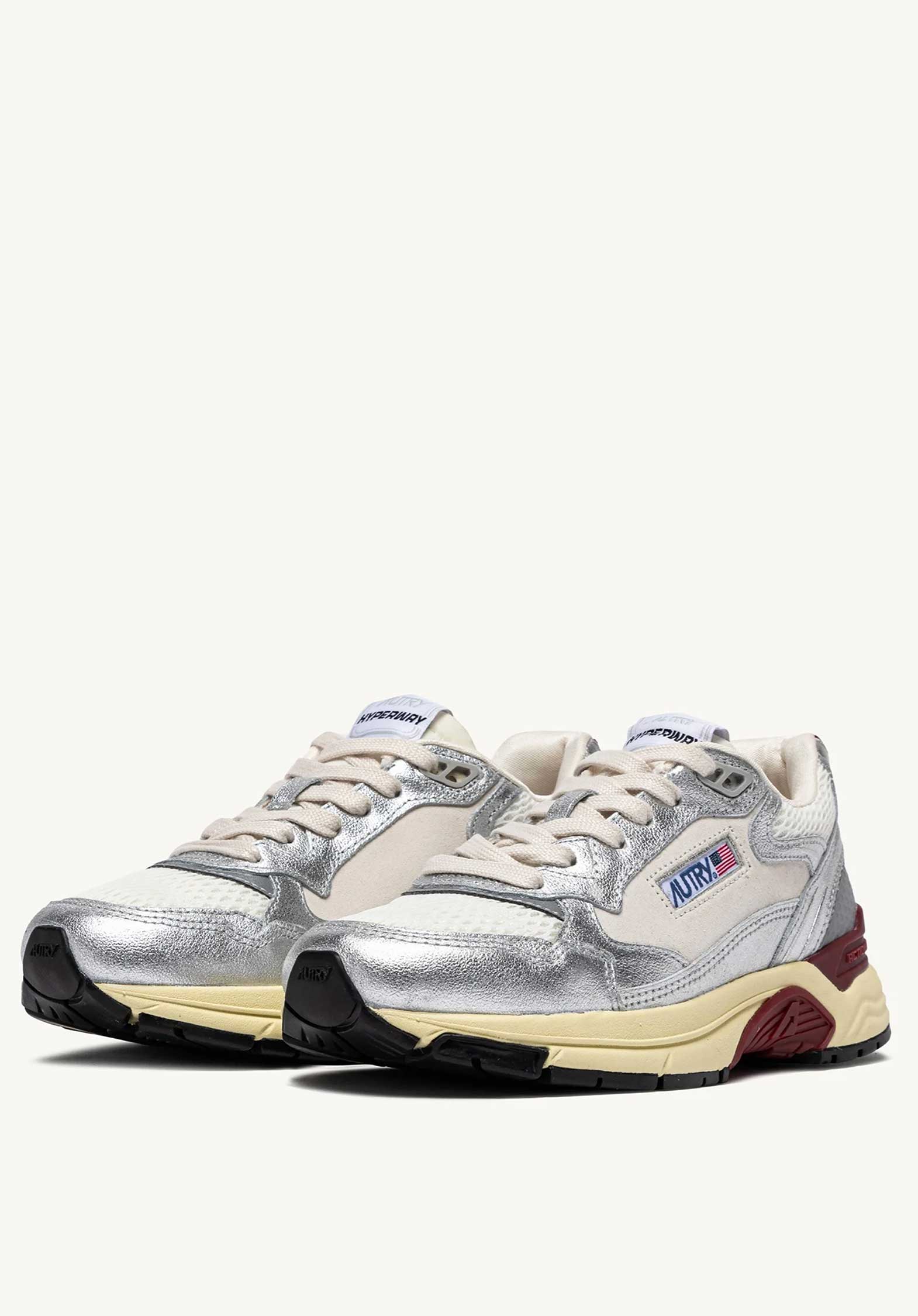 Sneaker Hyperway Low Em Silver-Syrah - Image 3