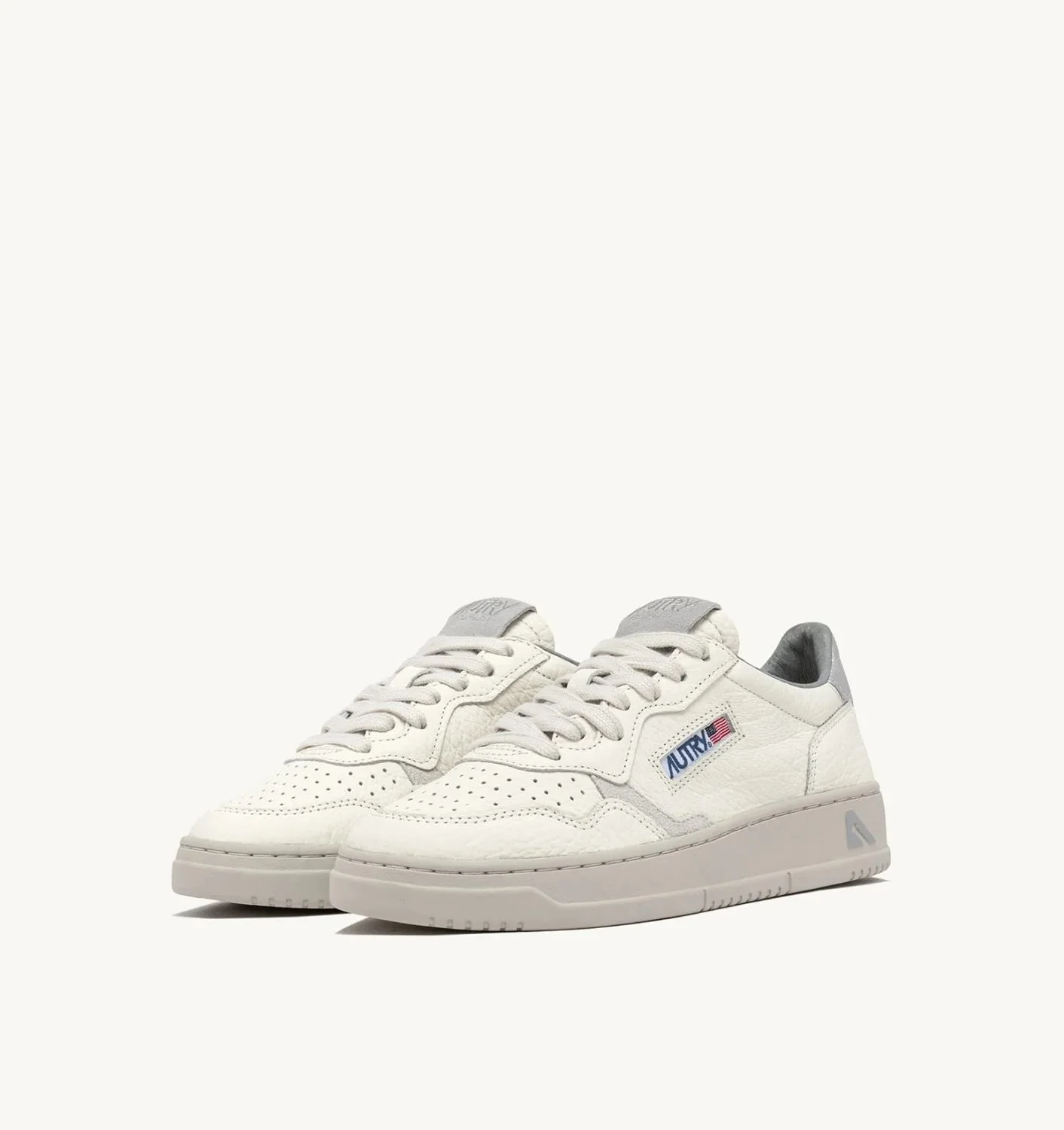 Sneaker Medalist Low El Silver-White - Image 2
