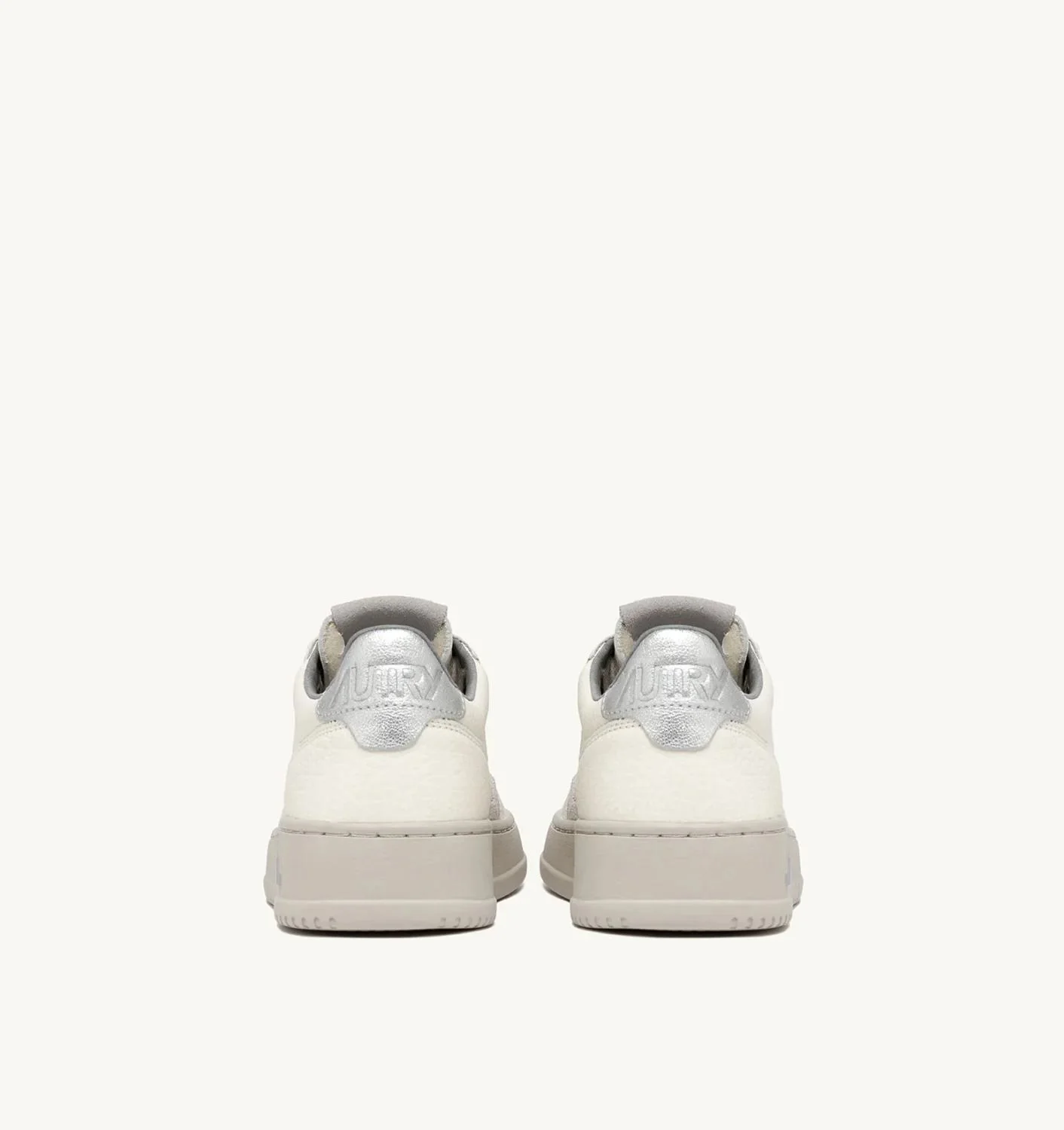 Sneaker Medalist Low El Silver-White - Image 3