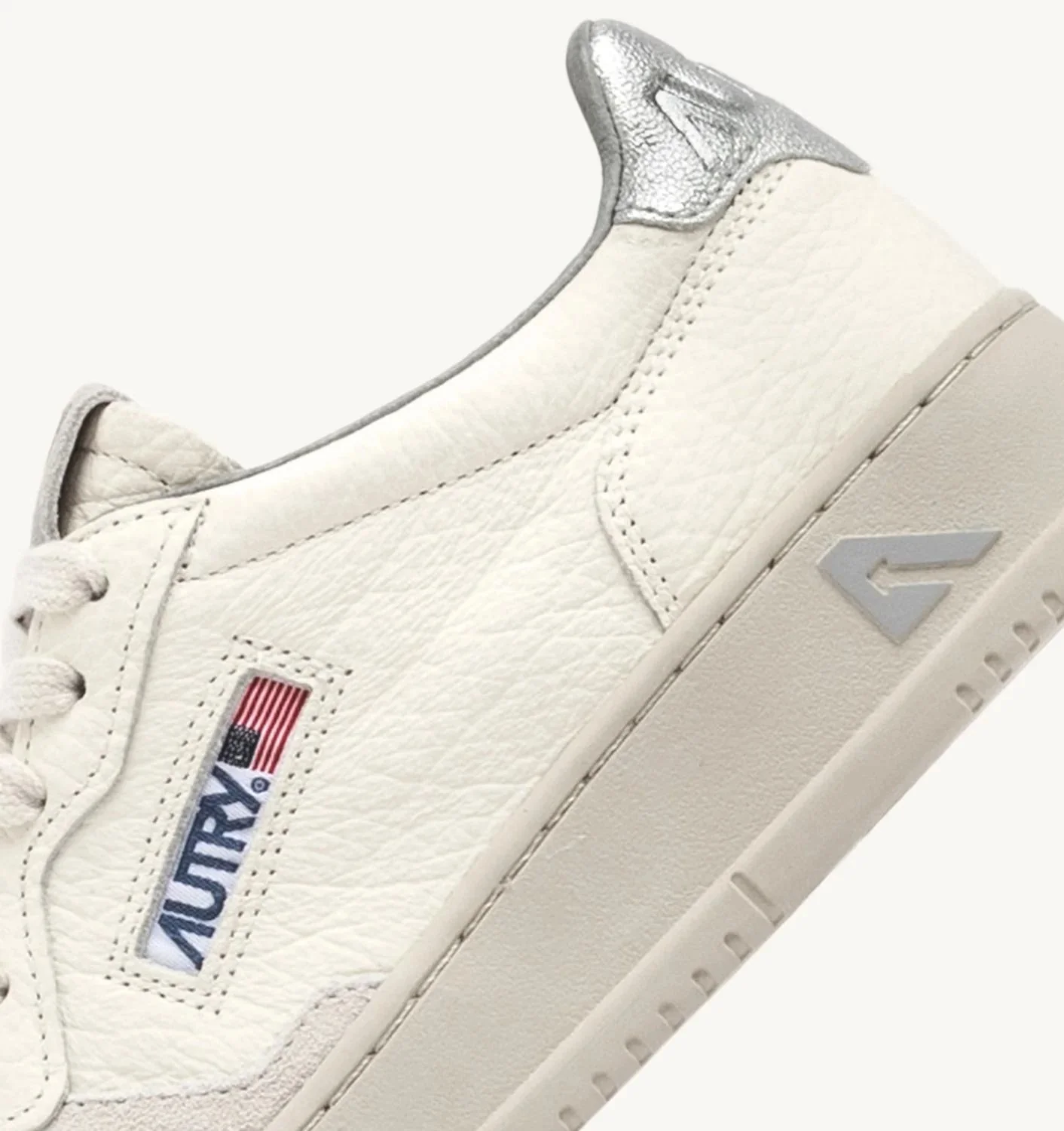 Sneaker Medalist Low El Silver-White - Image 6