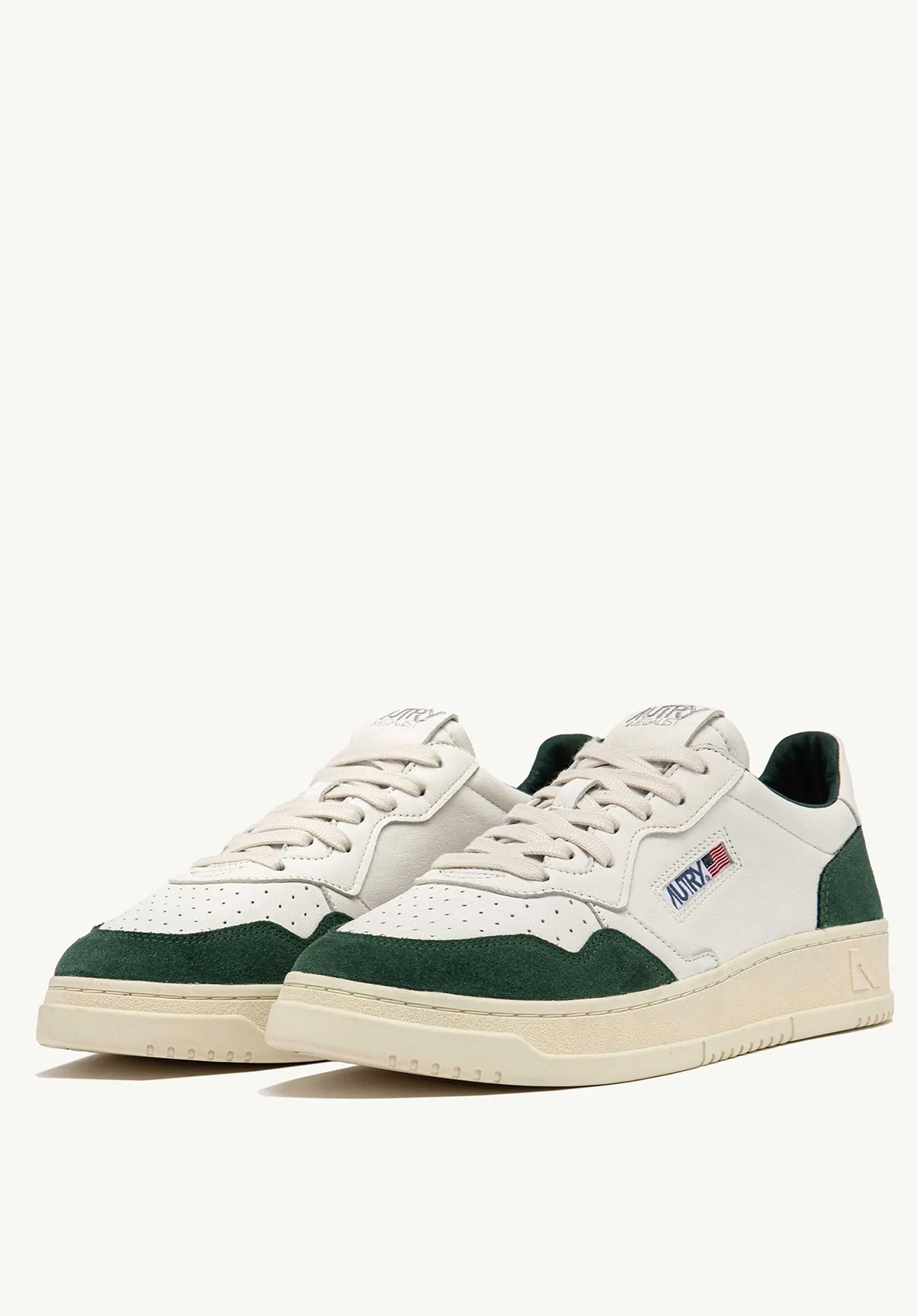 Sneaker Medalist Low Gs White-Green - Image 2