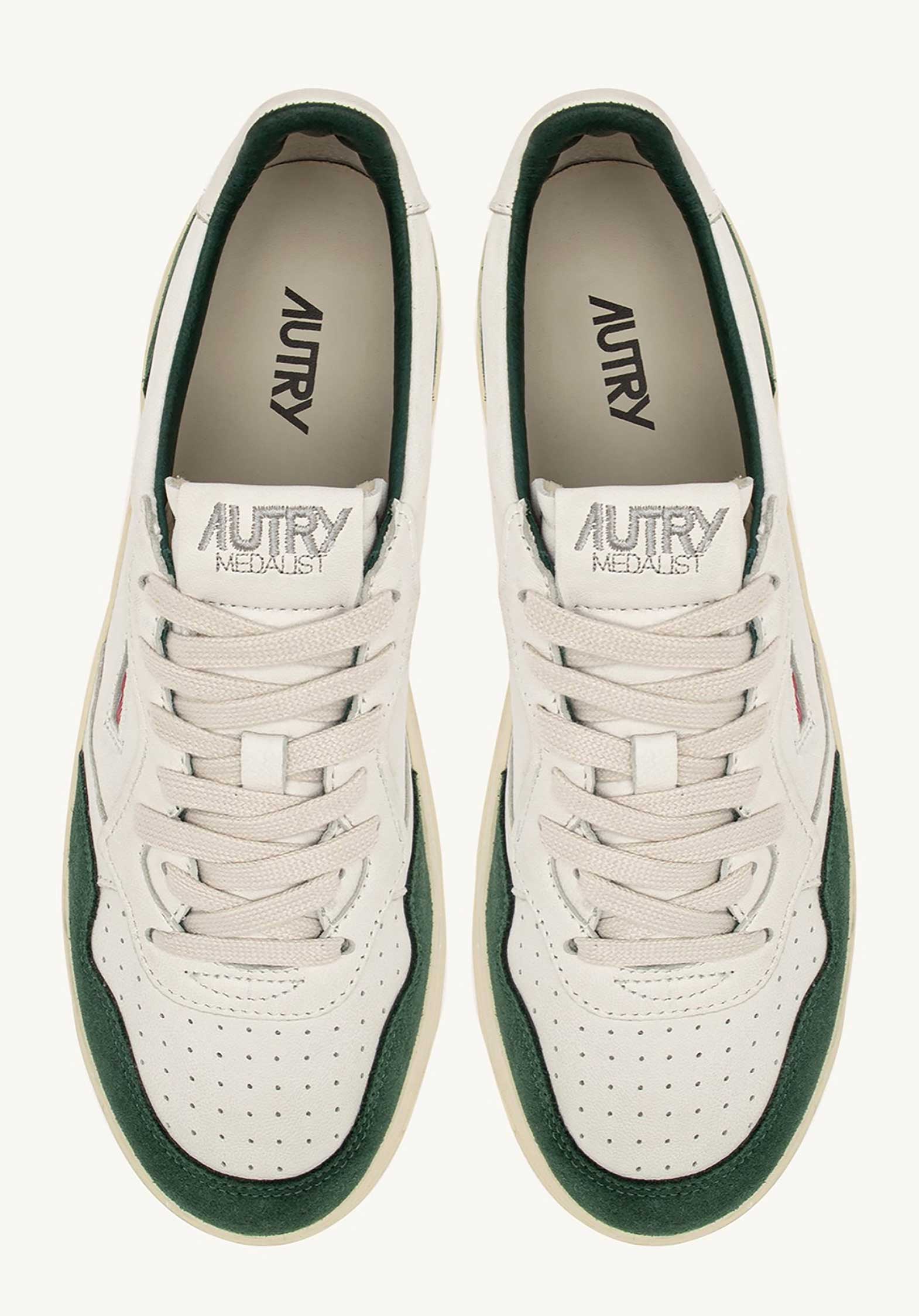 Sneaker Medalist Low Gs White-Green - Image 5