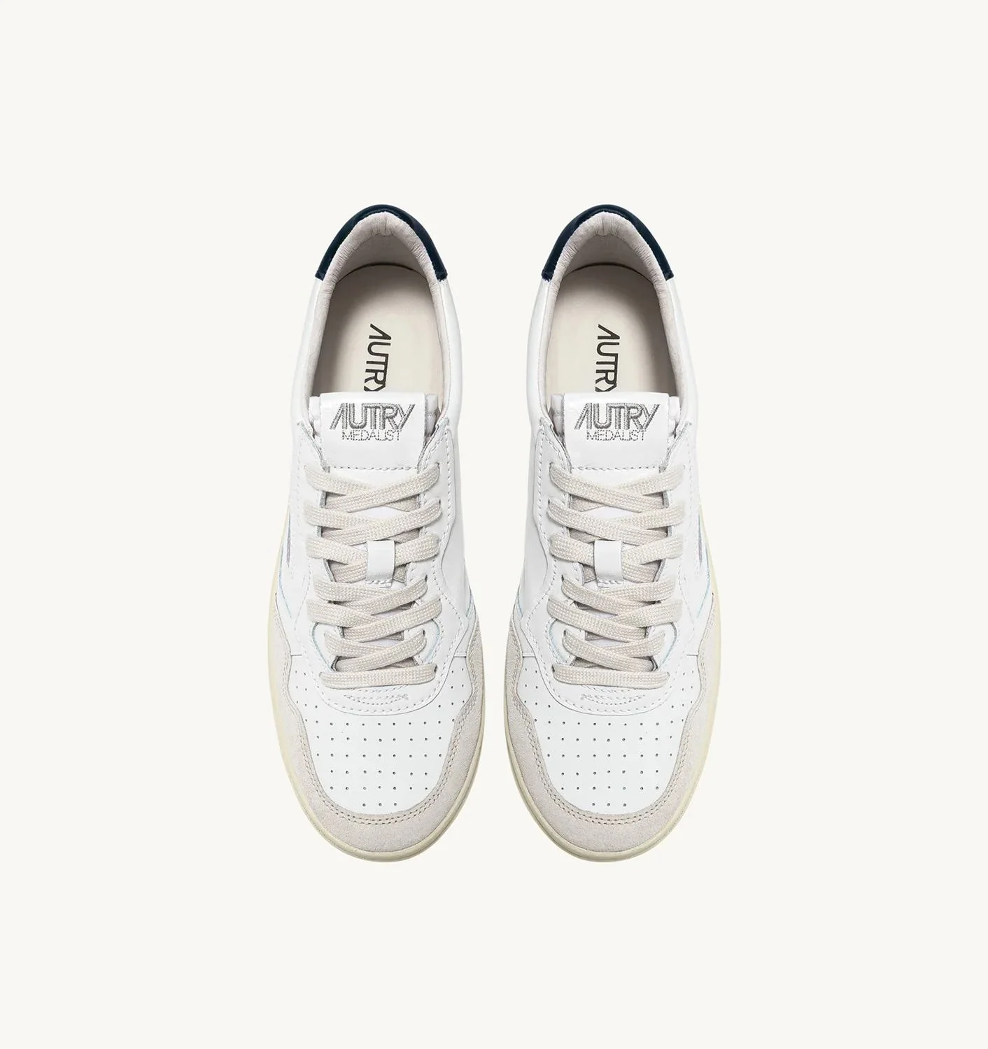 Sneaker Medalist Low Ls White-Black - Image 5