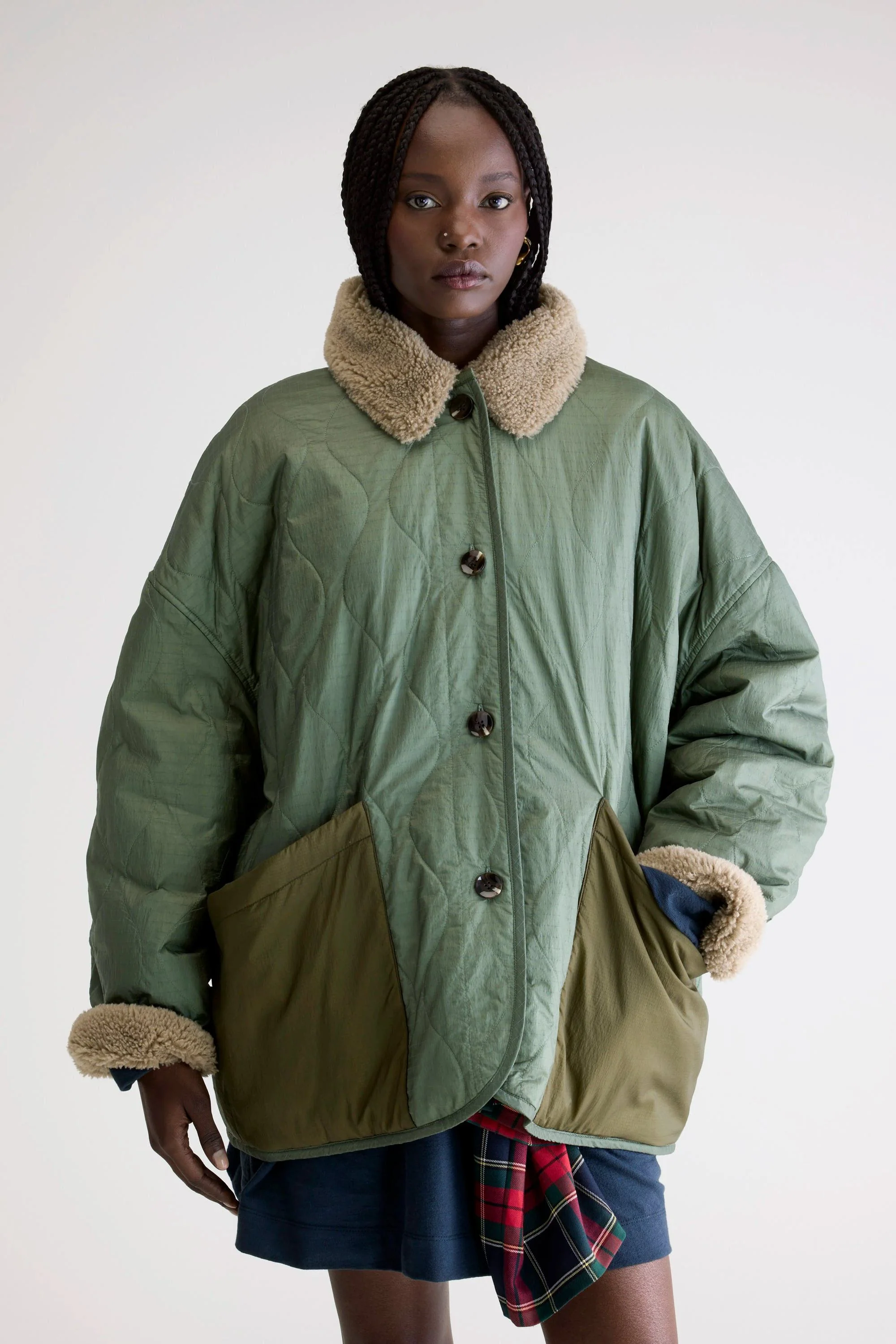 Coat Hampton P1812 Eucalyptus