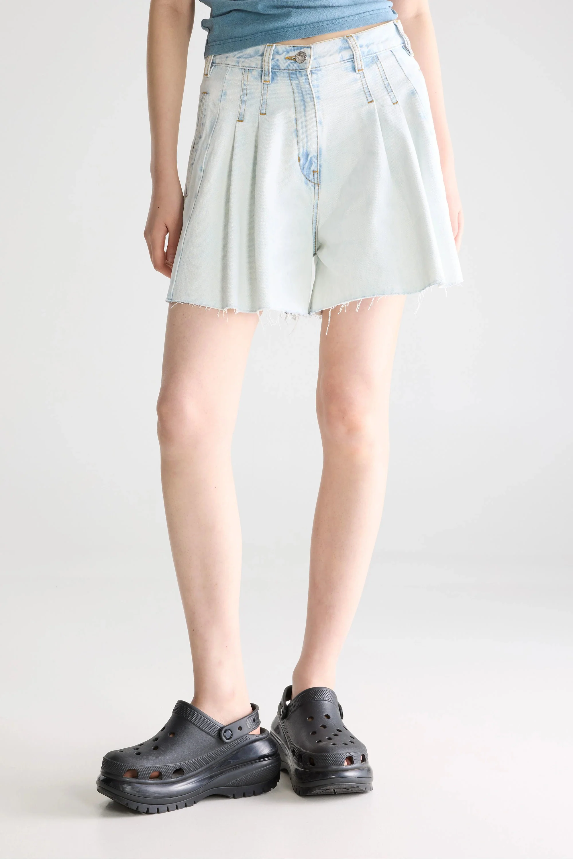 Denim Shorts Presley61 D0599 Ice-Bleach - Image 2