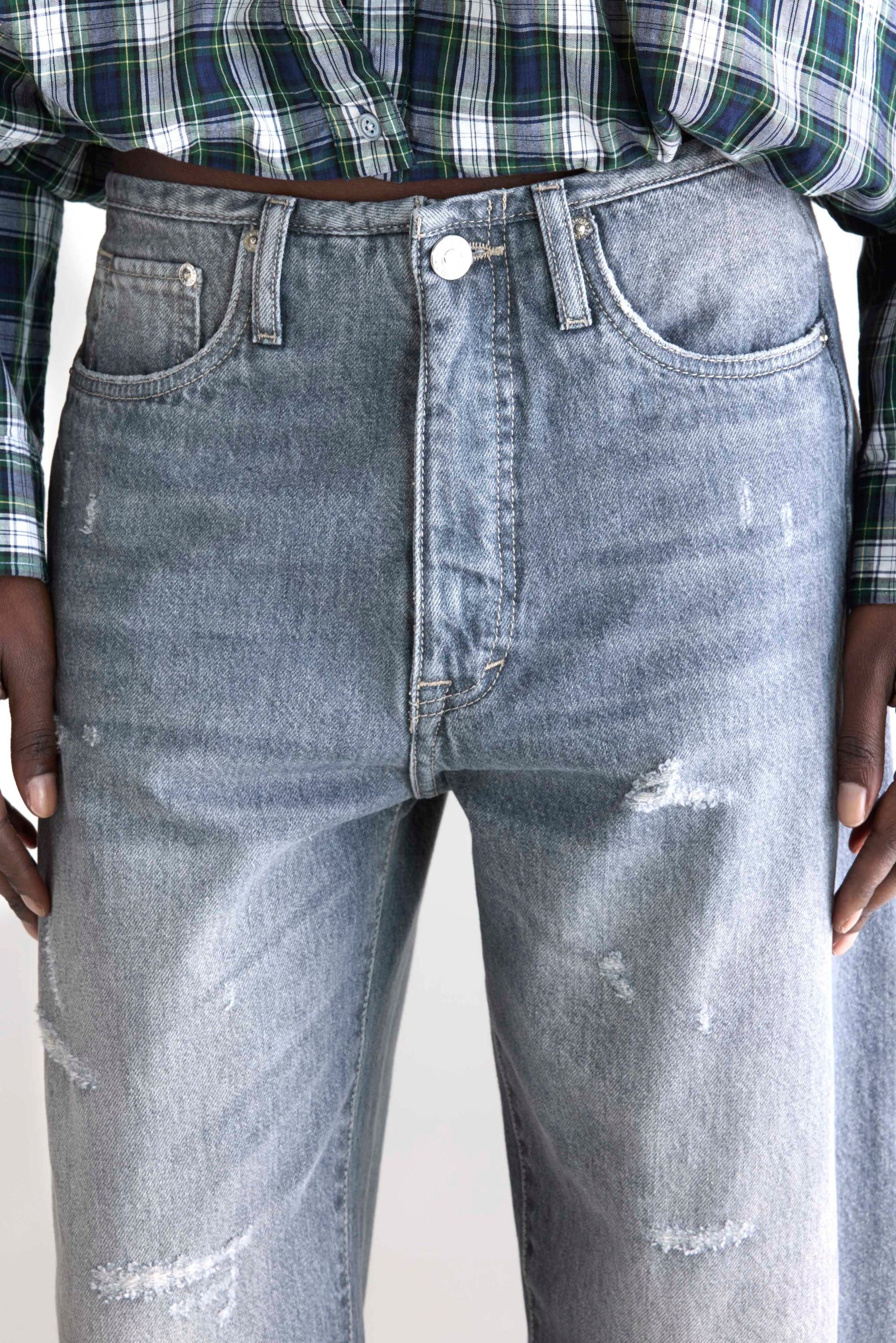 Jeans 55 Pacy D0521 Used-Grey - Image 5