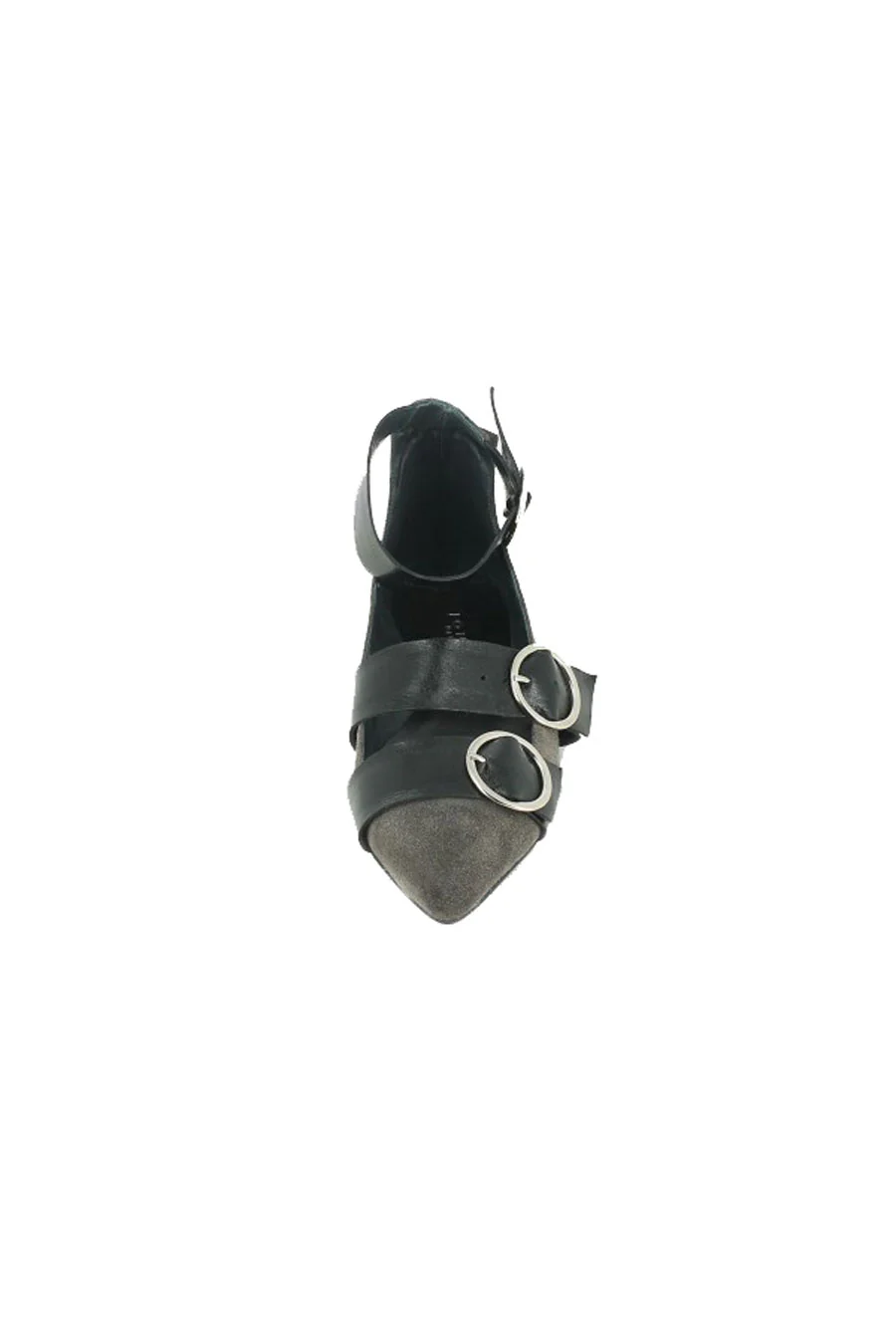 Buckled Strap Suede Flats - Image 3