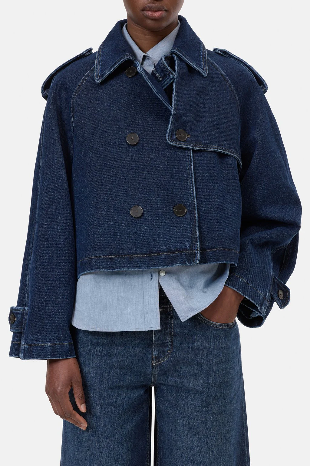 Denim Jacket C97133-18l-24 Dark-Blue - Image 2