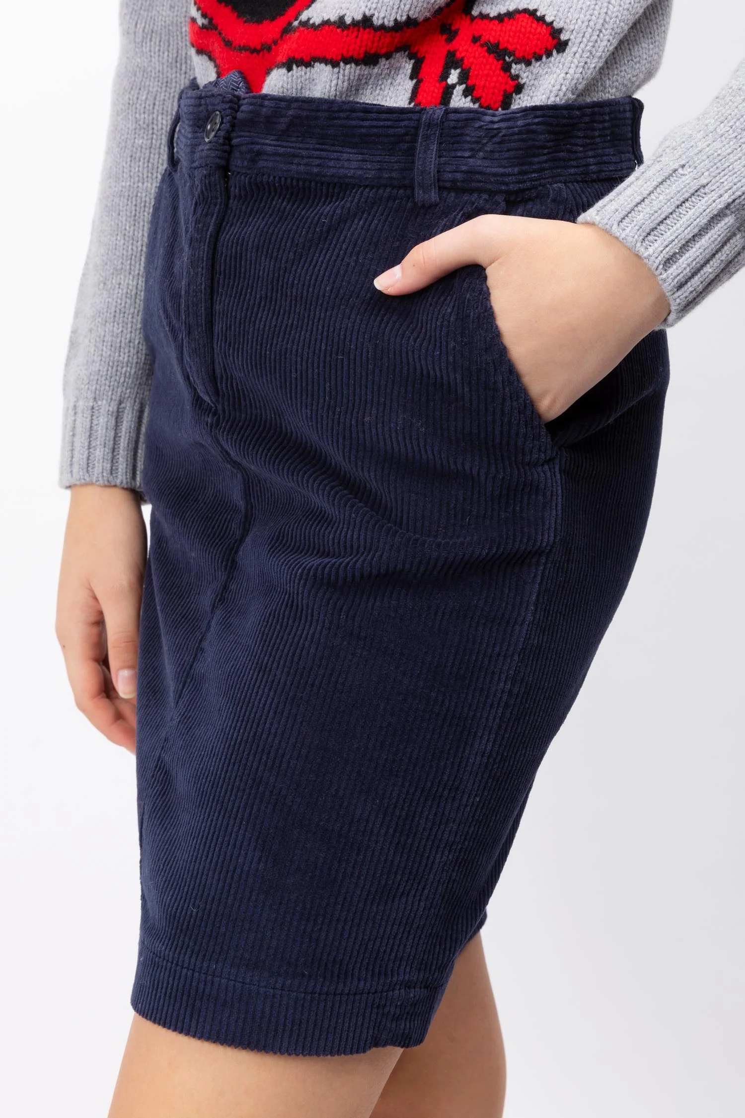 Corduroy Mini Skirt - Image 3