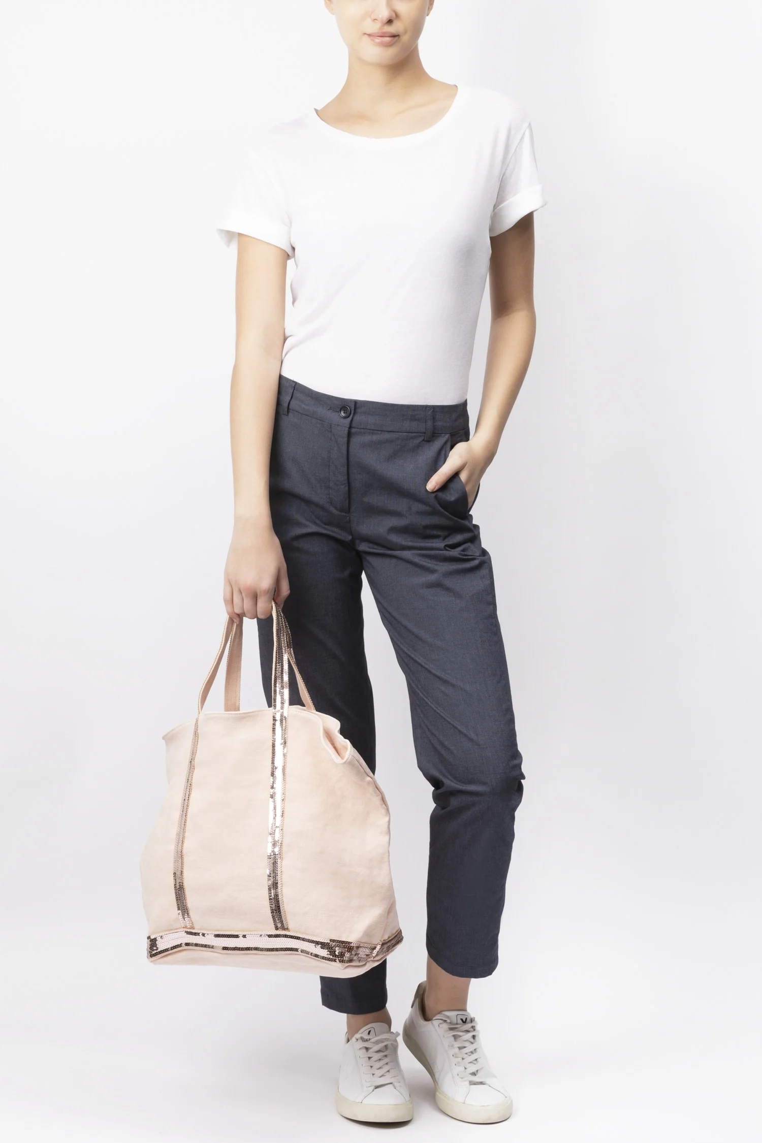 Cotton And Cashmere Blend T-shirt - Image 5