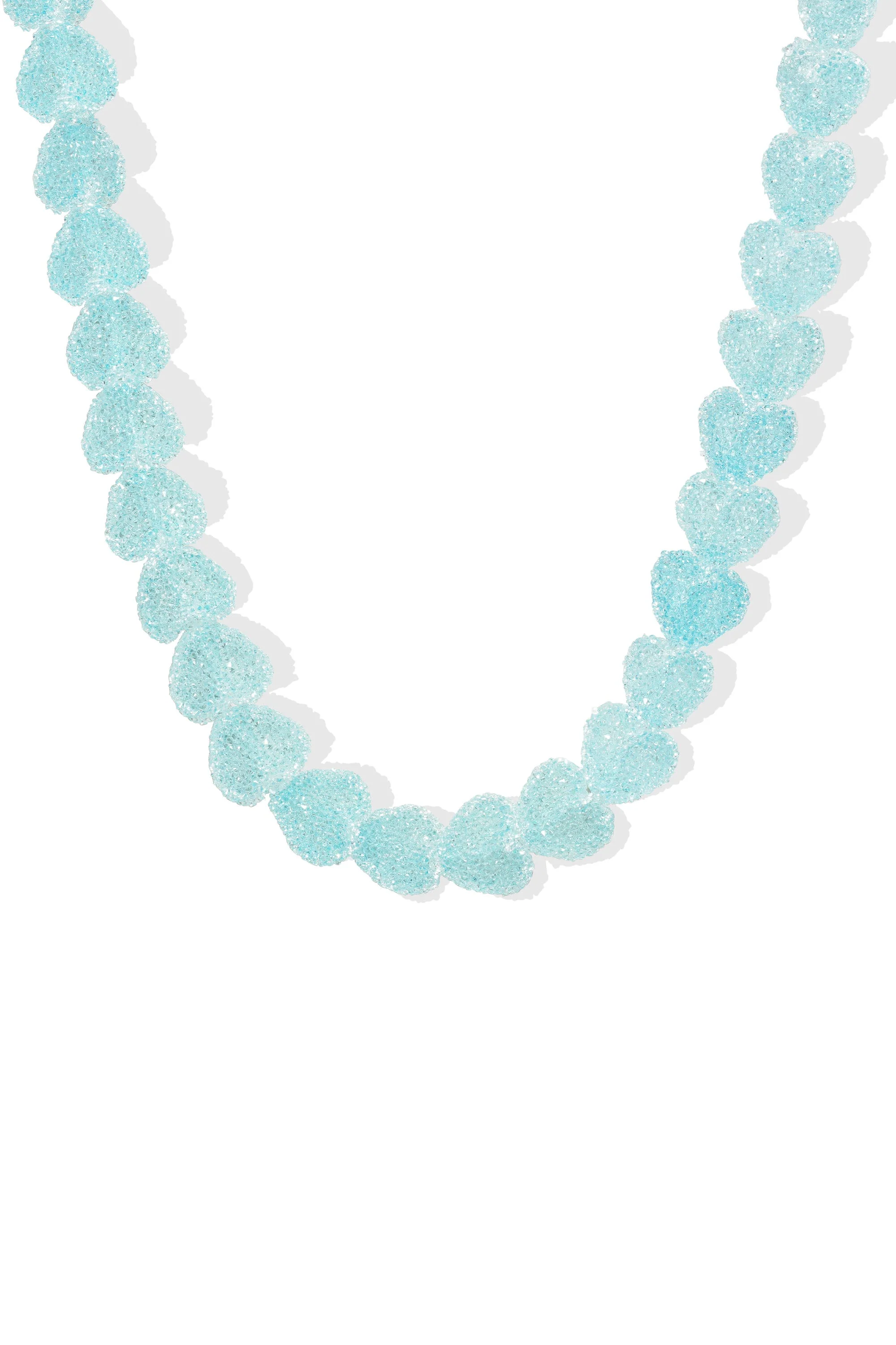 Necklace Jelly Heart N Baby-Blue