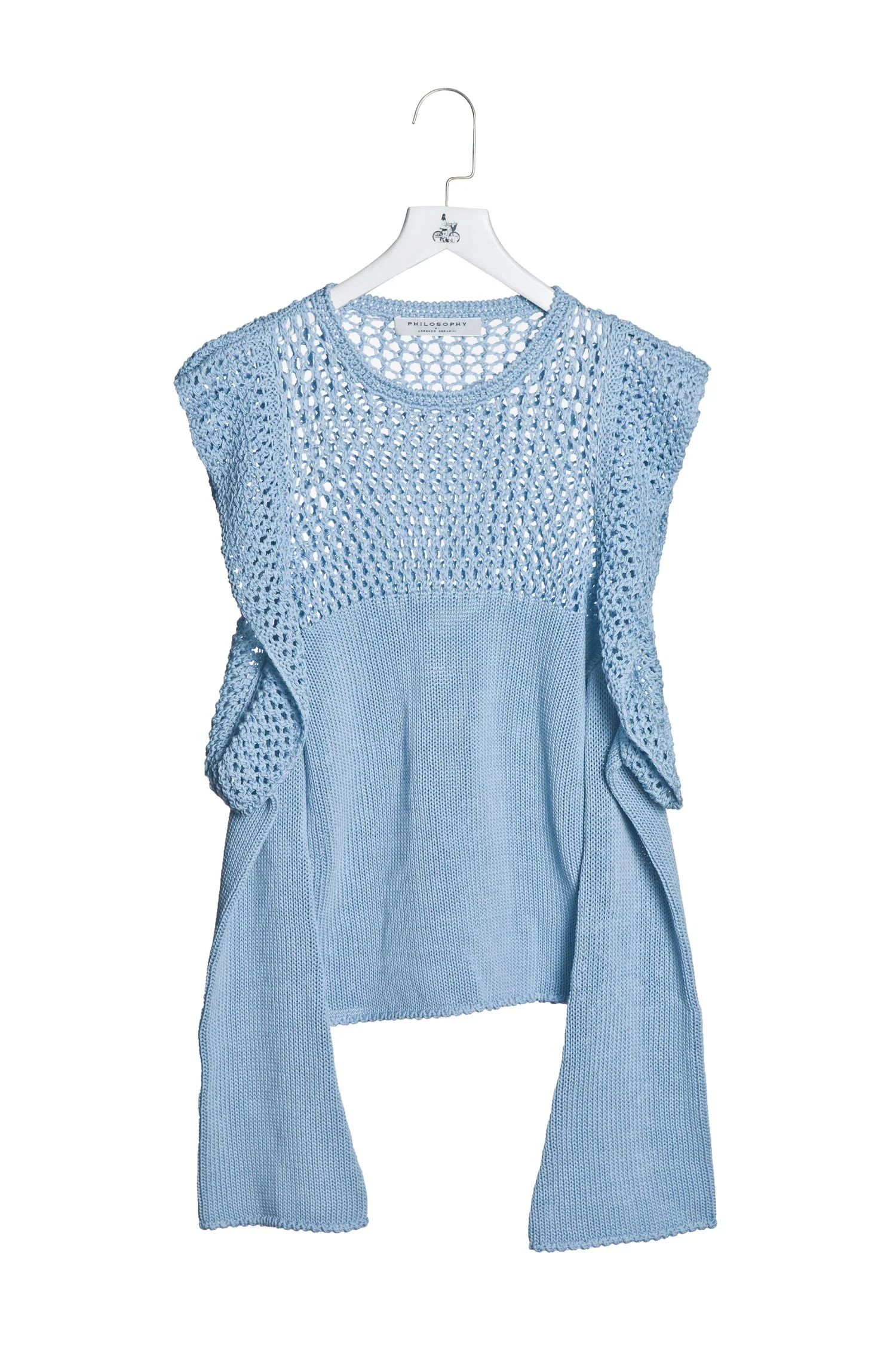 Cut-out Sweater with Elongated Sleeves - Image 5