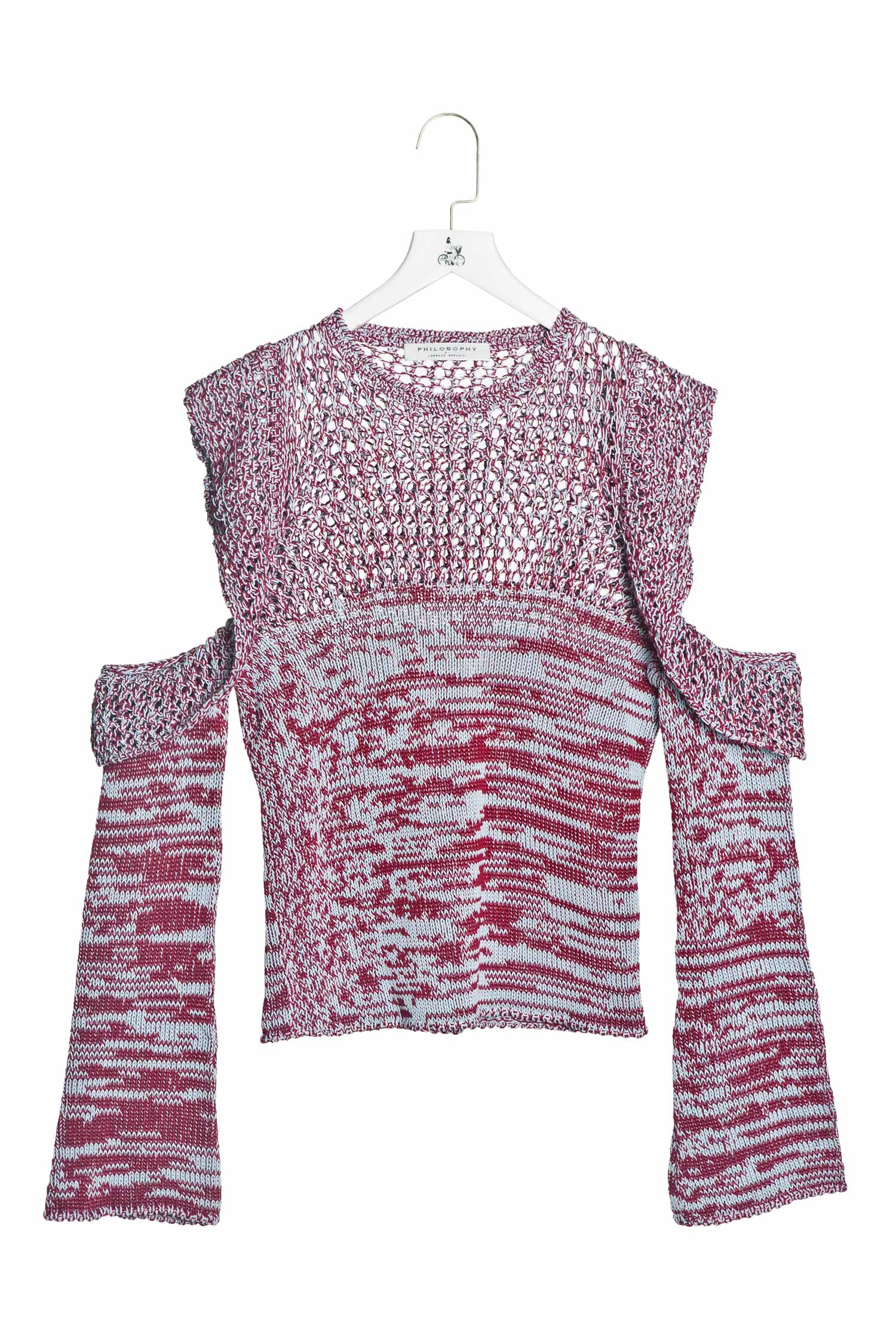 Cut-out Sweater with Elongated Sleeves - Image 6