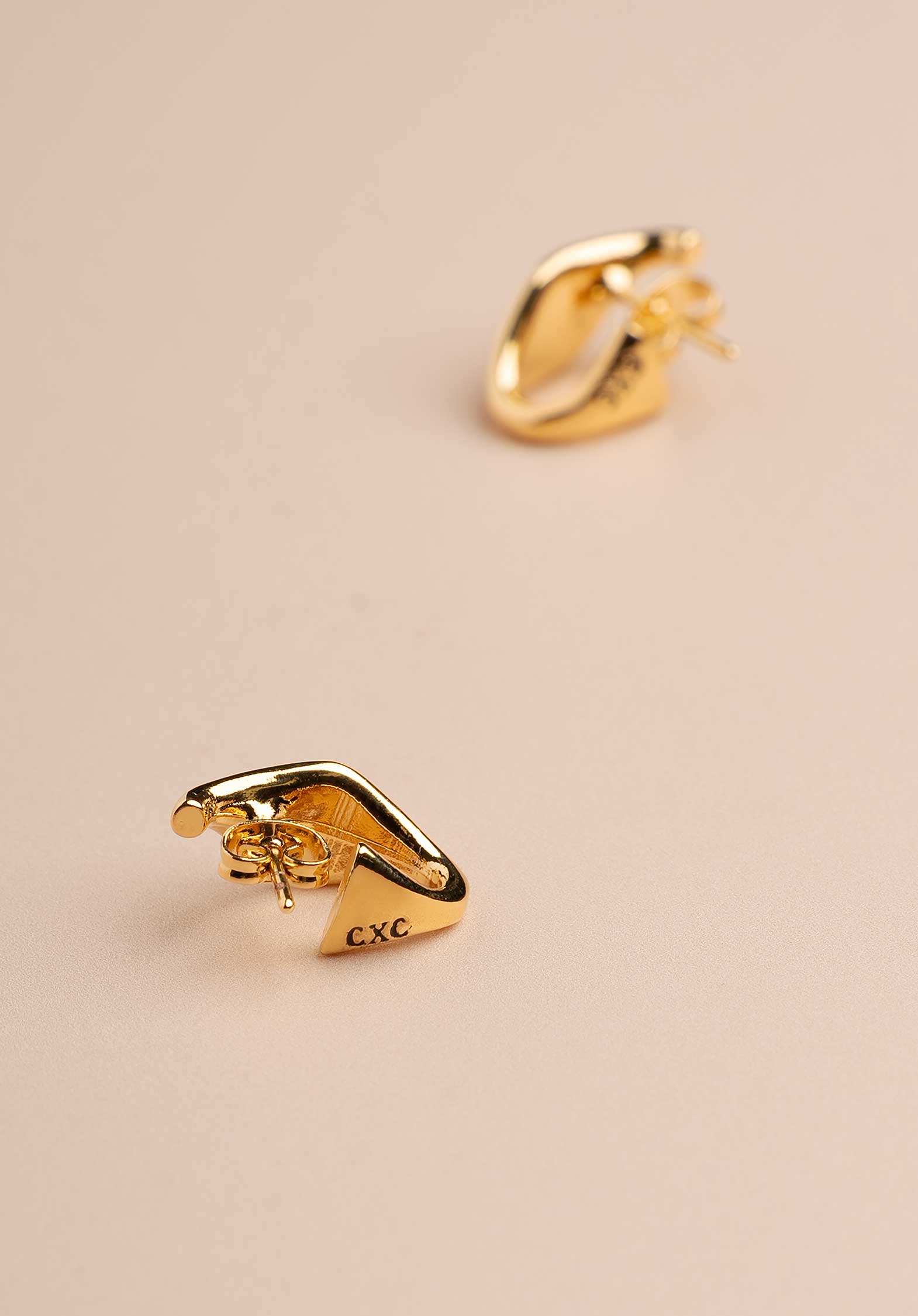 Earring Mini Sunflower E Gold - Image 2