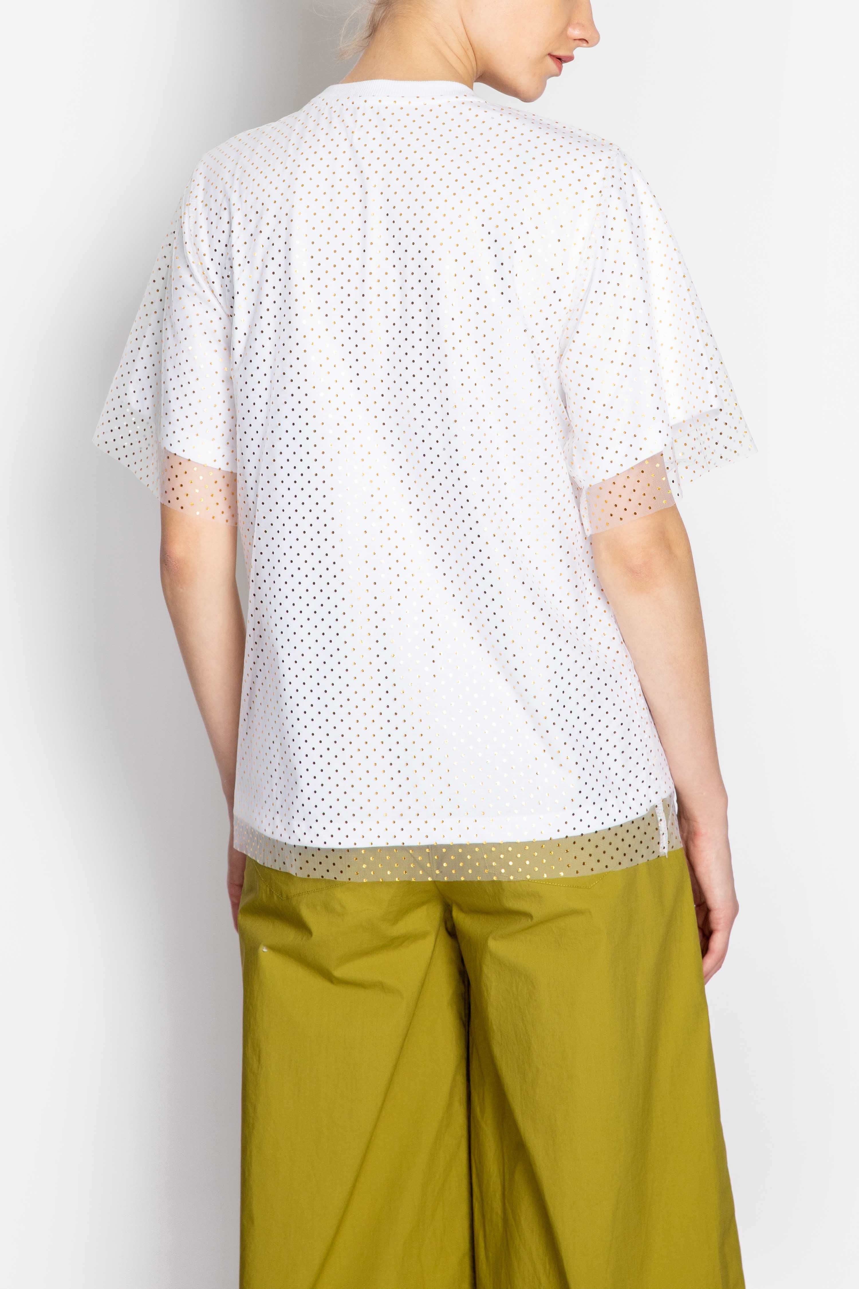Double Layered Polka Dot Top - Image 3