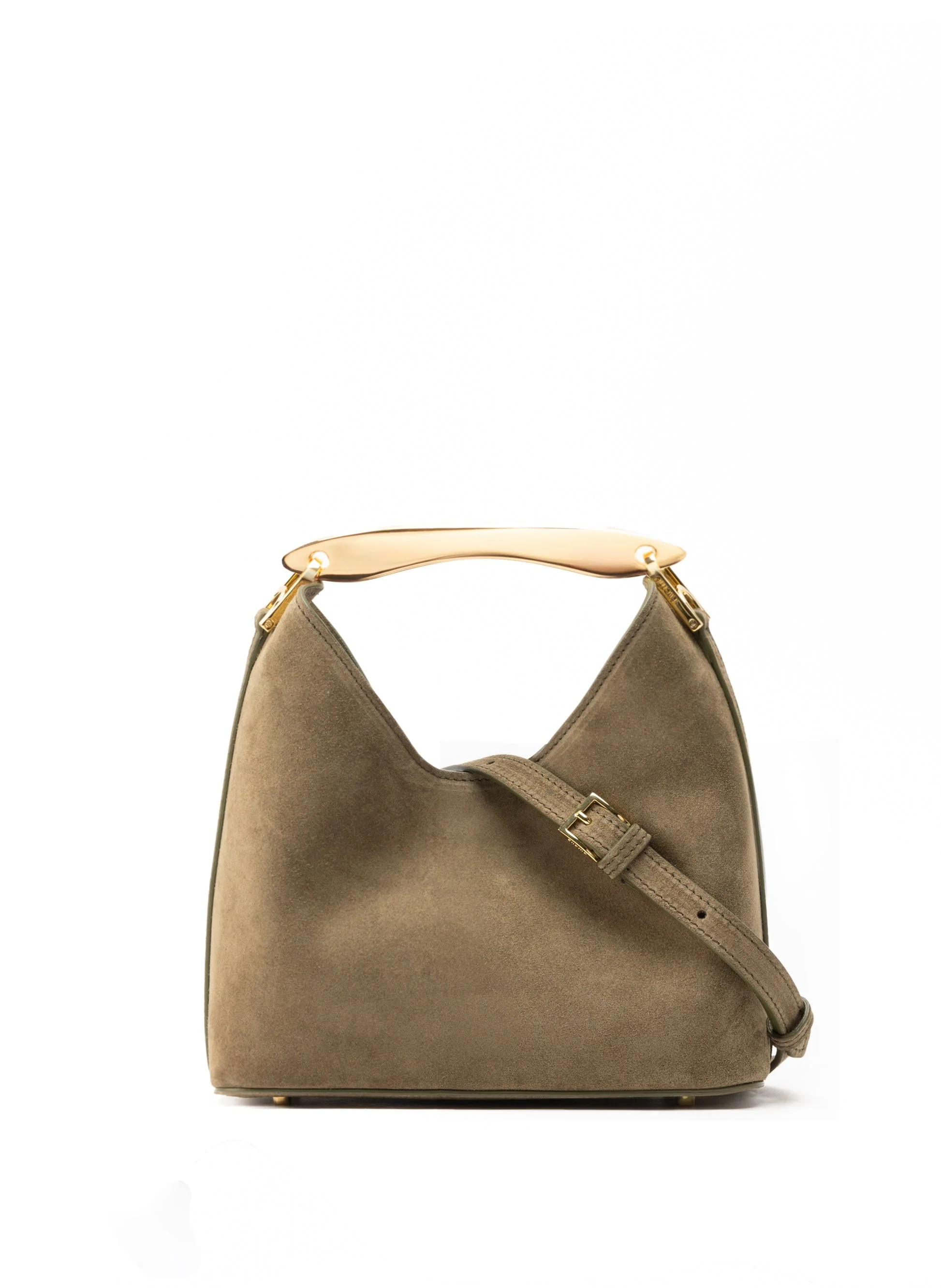 Shoulder Bag Boomerang Suede Truffle - Image 3