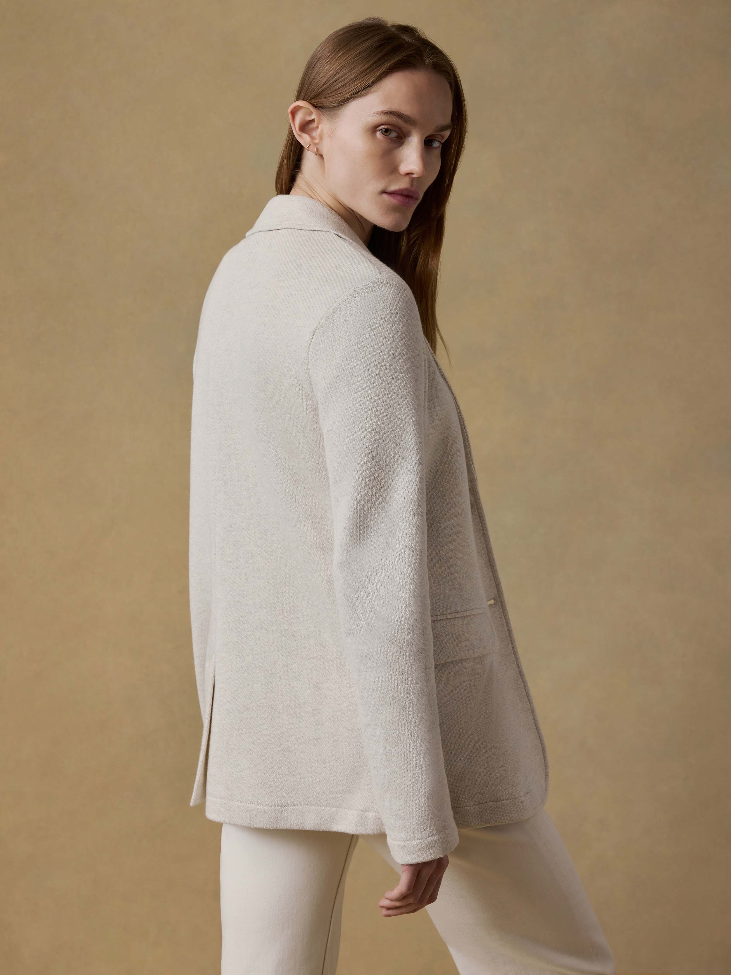 Jacket Wos2507 Light-Oatmeal-Melang - Image 3