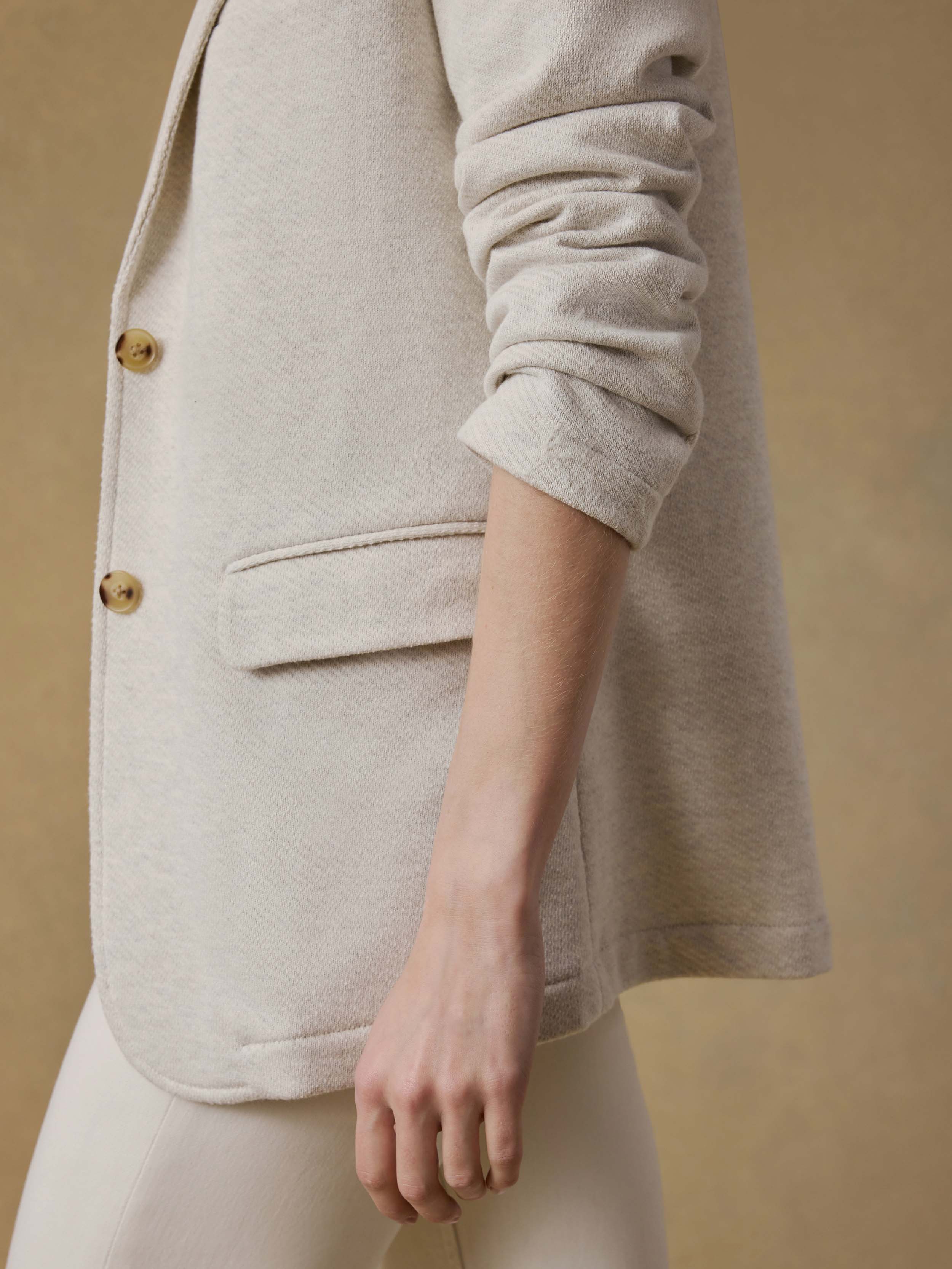 Jacket Wos2507 Light-Oatmeal-Melang - Image 5