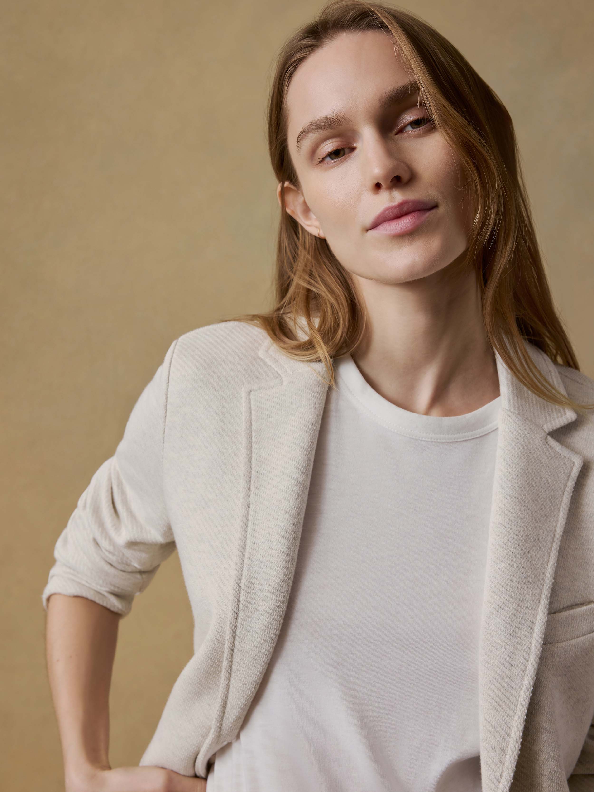 Jacket Wos2507 Light-Oatmeal-Melang - Image 8