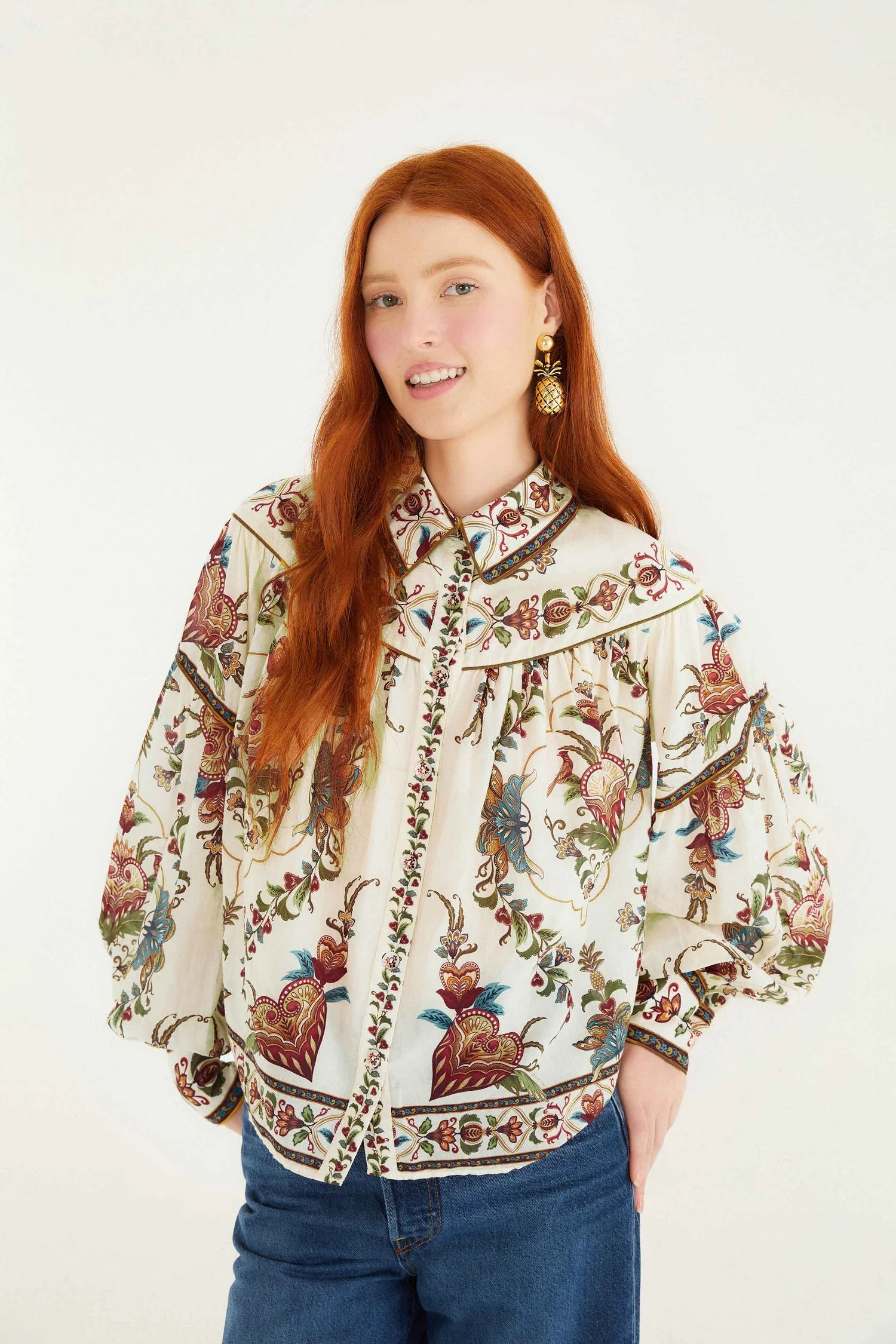 Shirt 346223 Majestic-Hearts-Crea