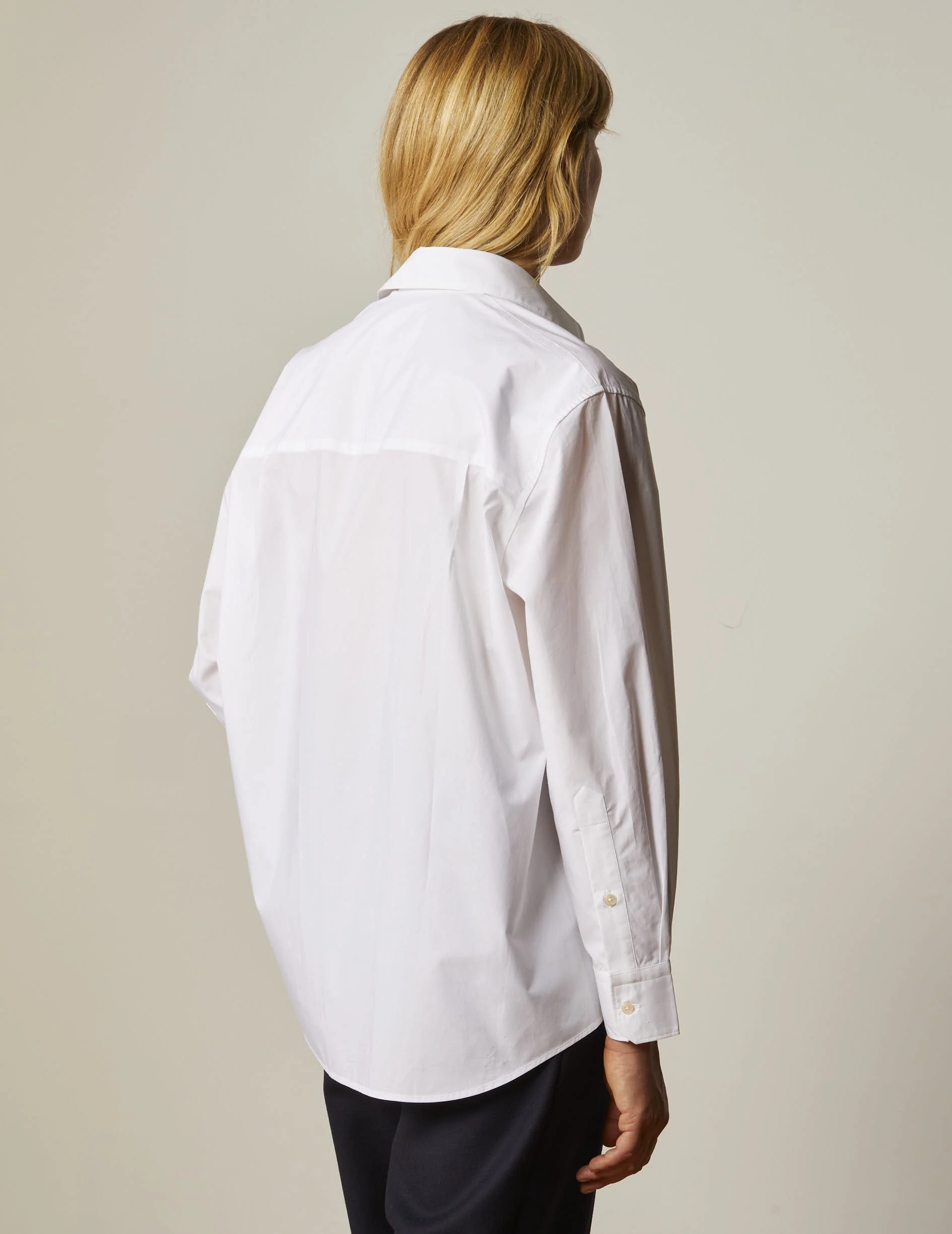 Shirt Delina Poplin Blanc - Image 2