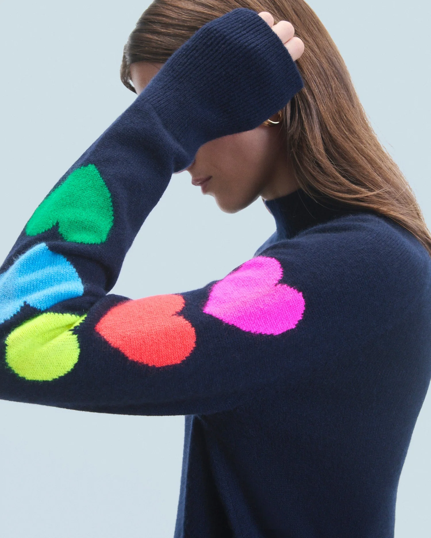 Turtleneck Knitted 2401wpm01306 Navy - Image 2