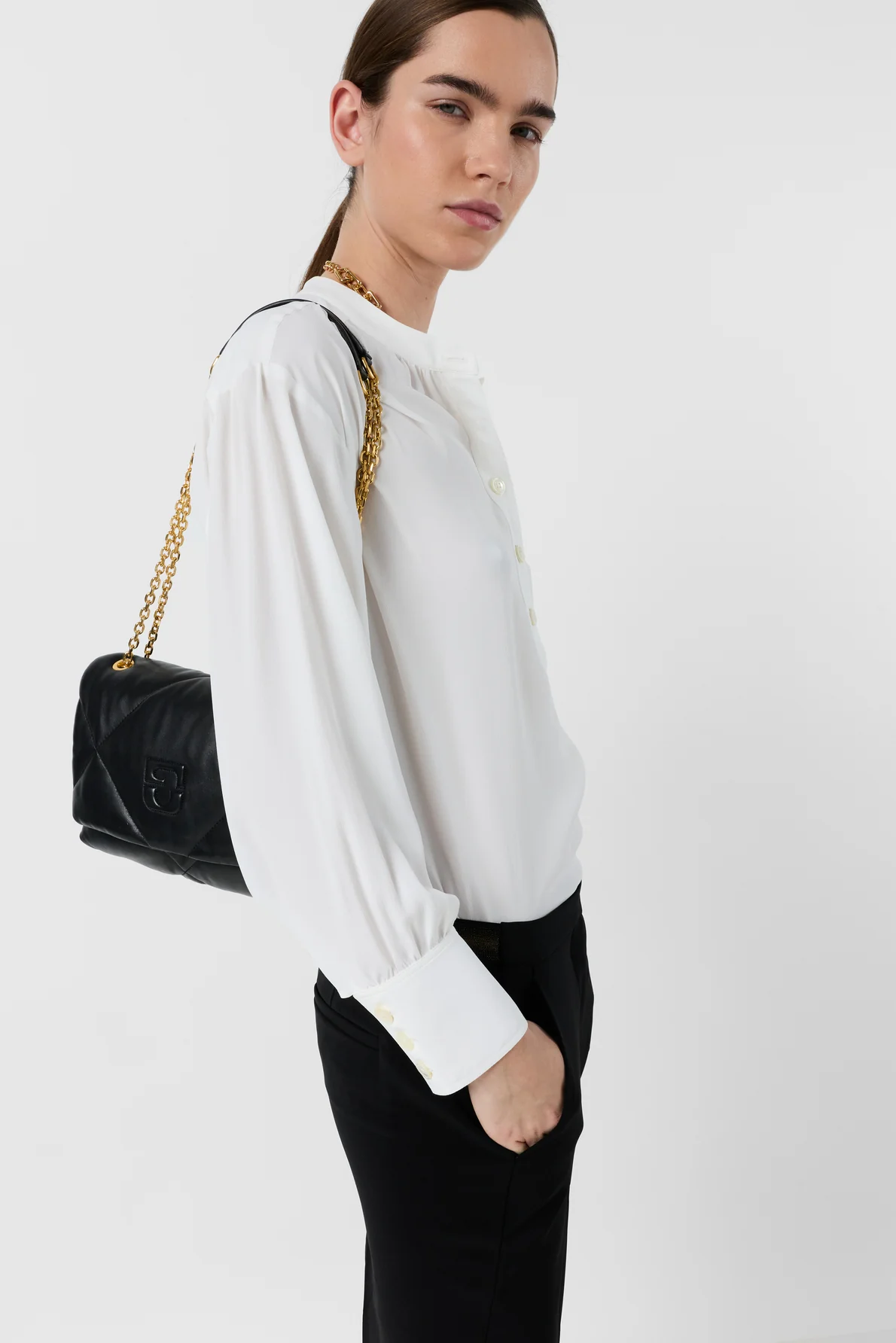 Blouse Ddc20d098 Ecru - Image 2
