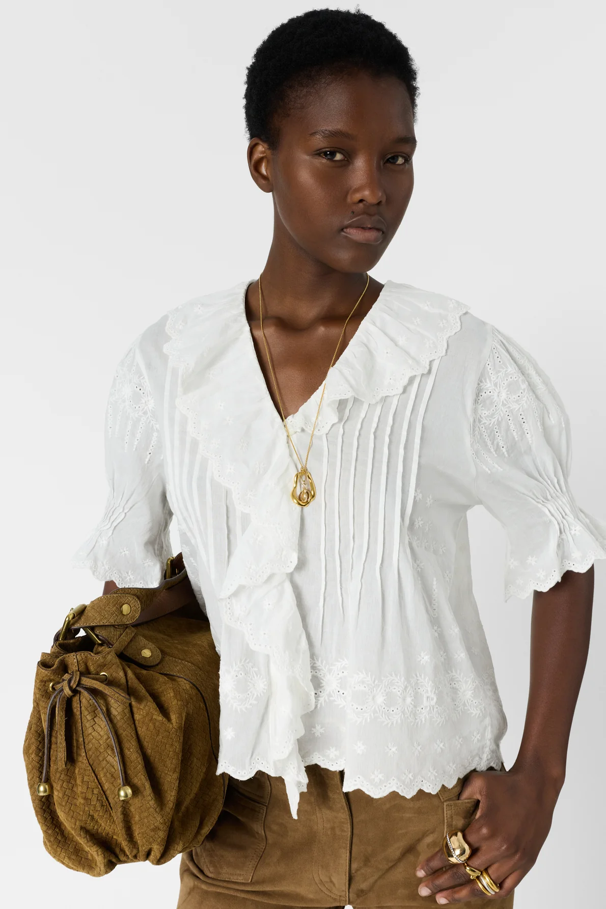 Blouse Ddc78d347 White - Image 2