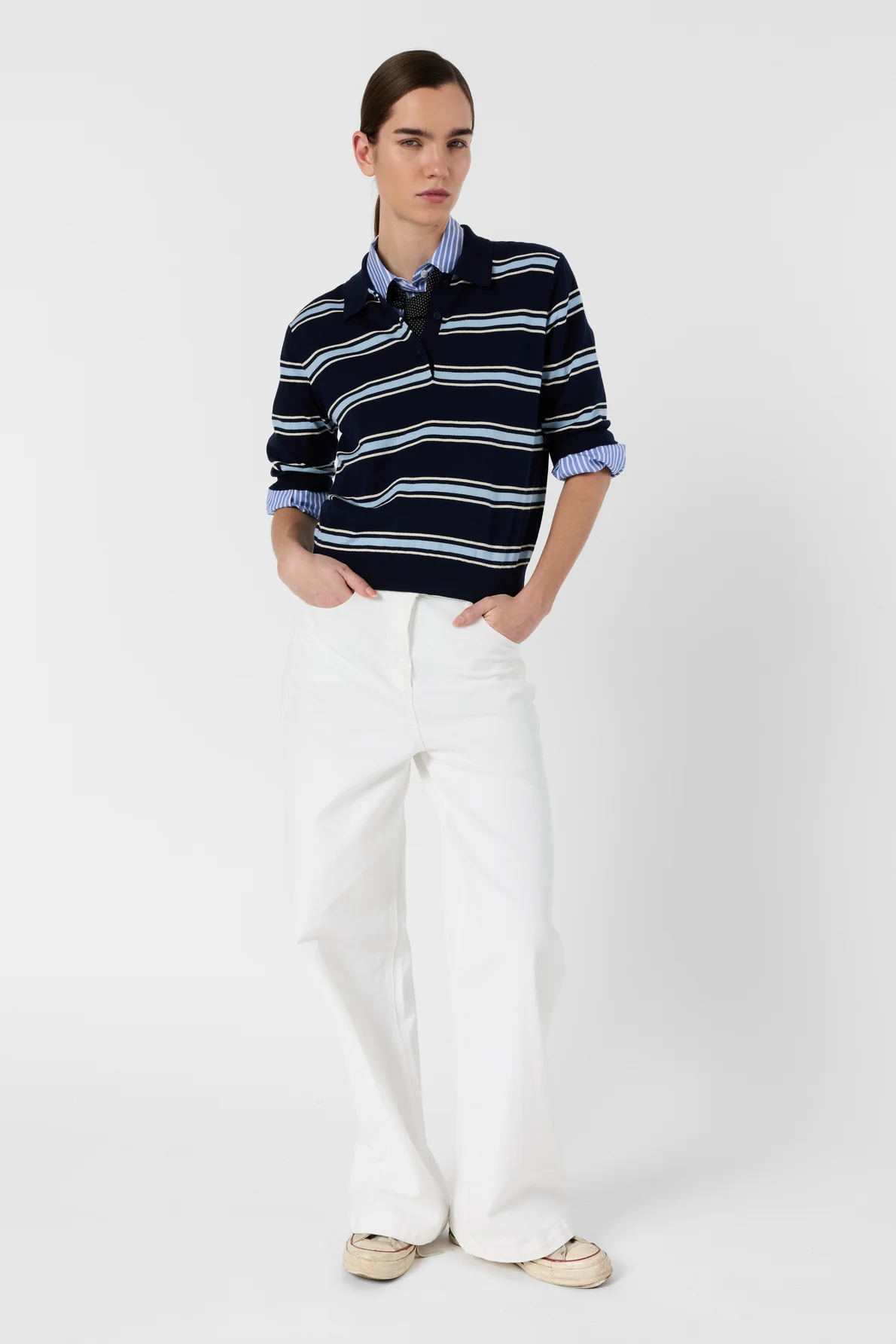 Pullover/vest Ddu24d218 Navy - Image 9