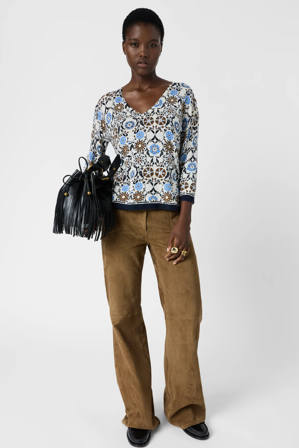 Pullover/vest Ddu44d237 Brown - Image 7