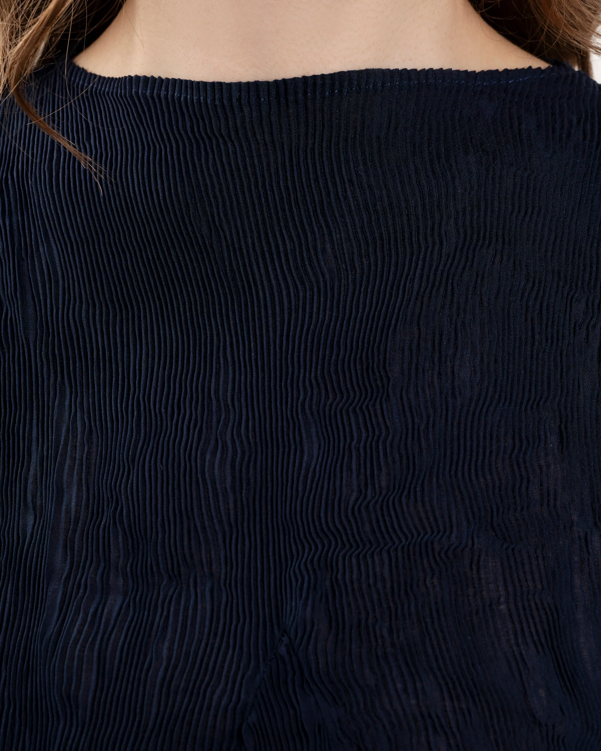 Blouse Gd172 Navy - Image 3