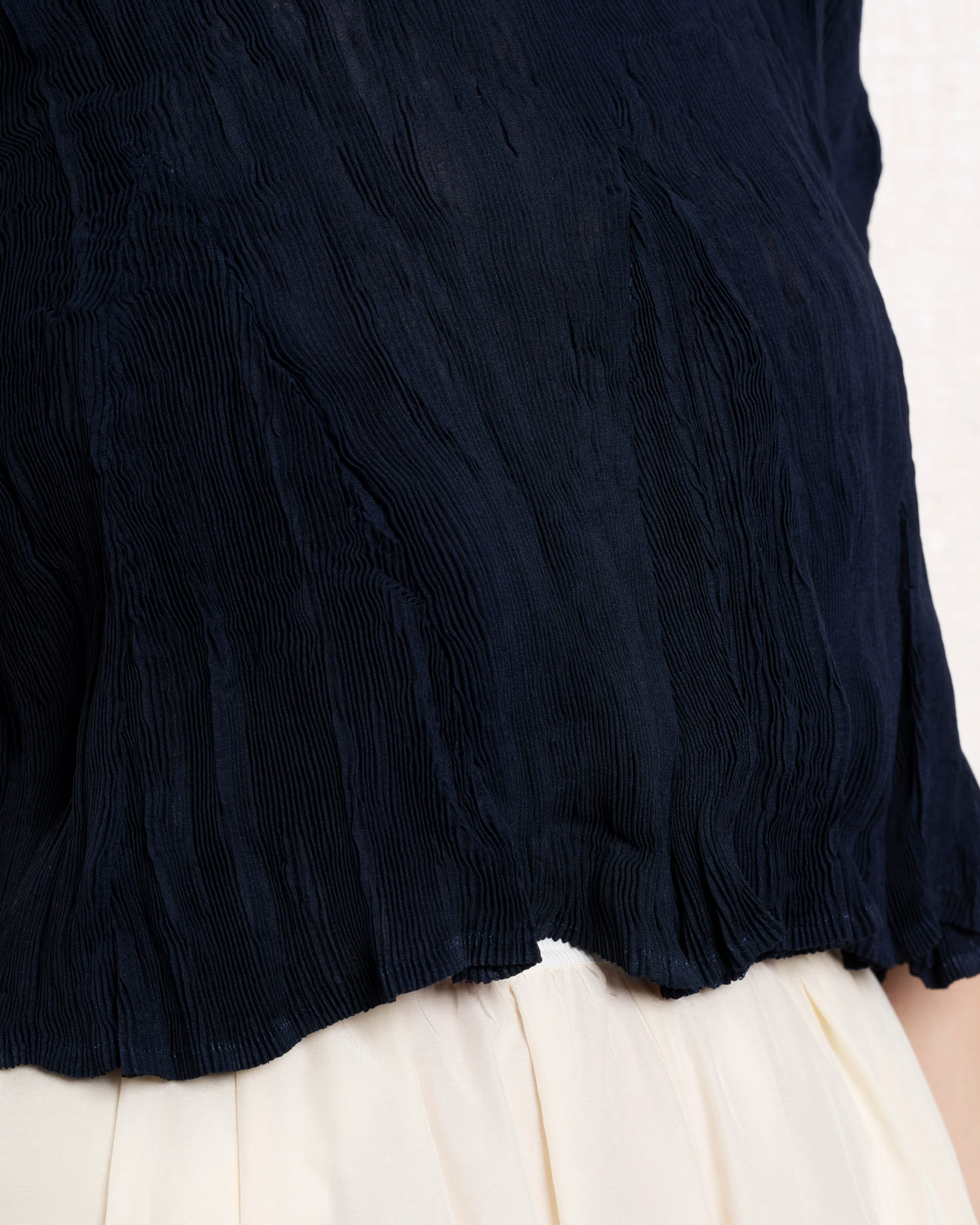 Blouse Gd172 Navy - Image 4