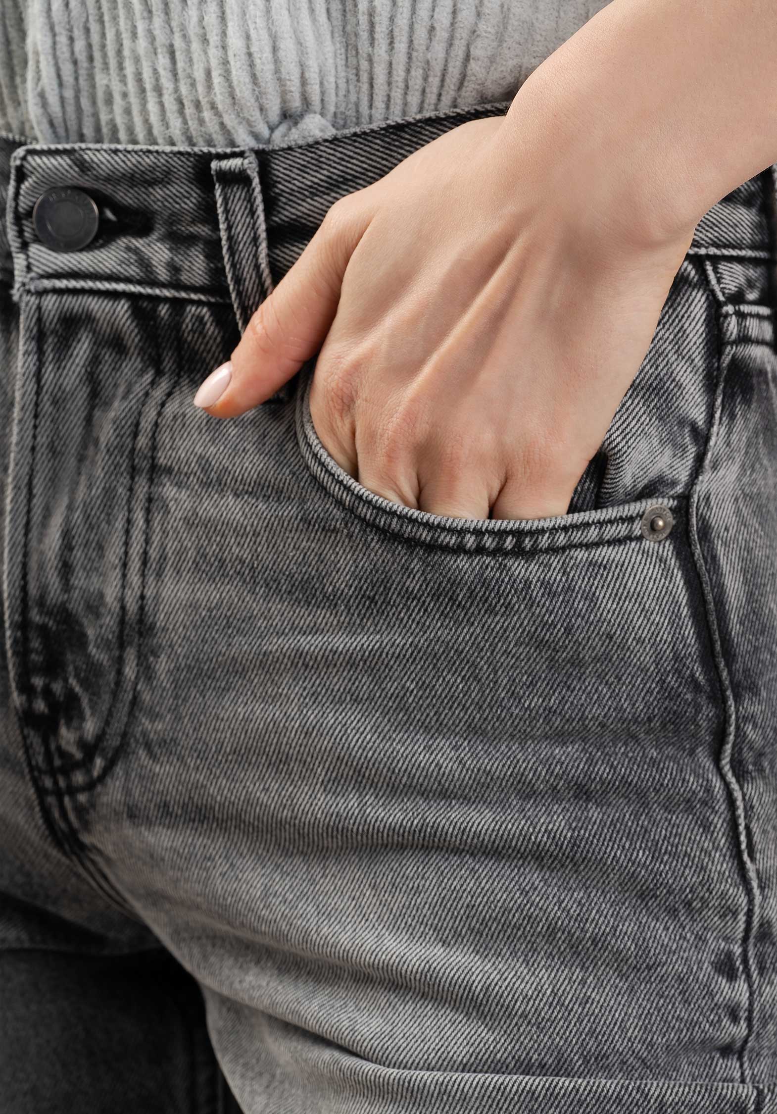 Jeans Flora Short Flanel-Grey - Image 3