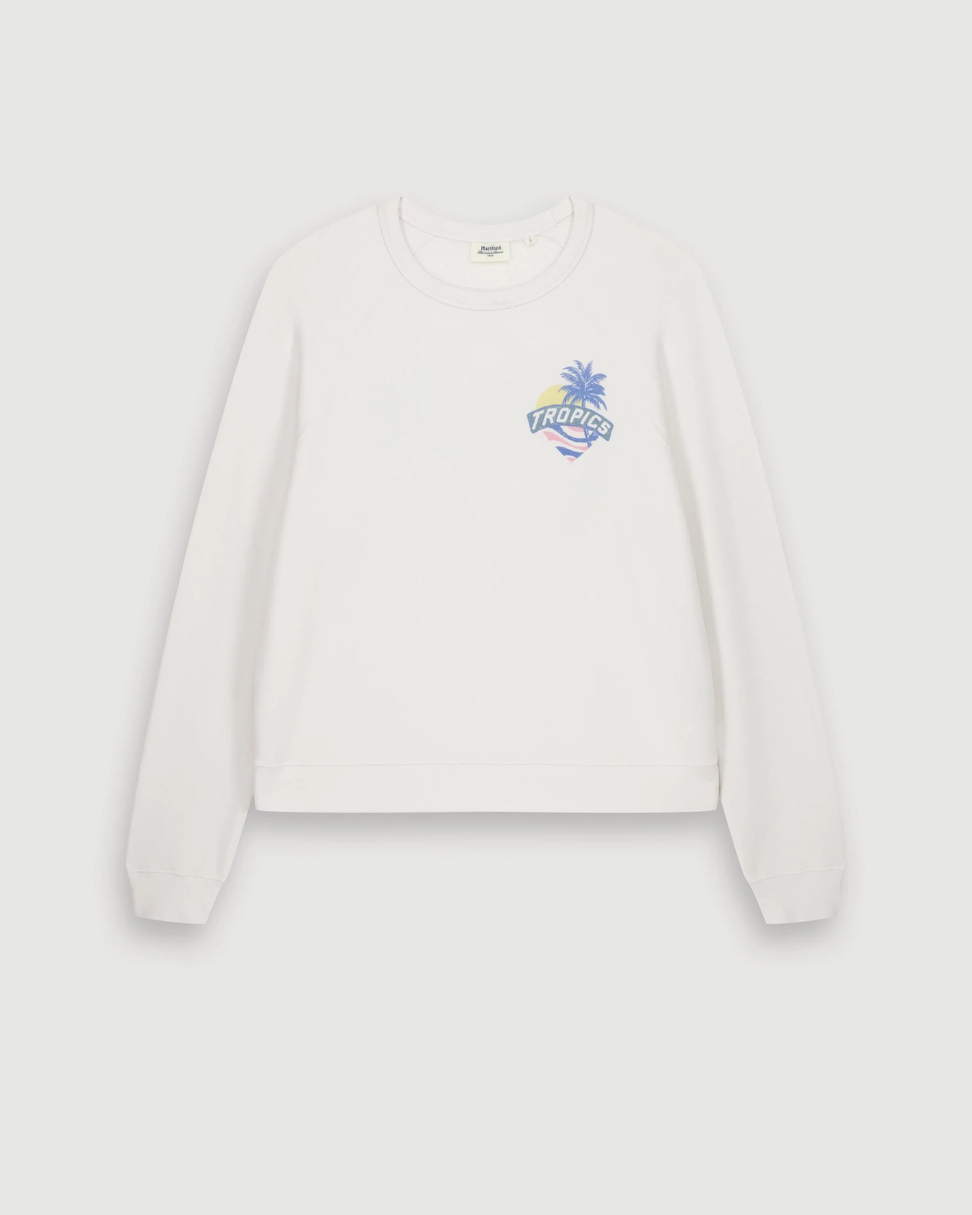 Sweatshirt Tatropic Bfuc512 01-Ecru - Image 3