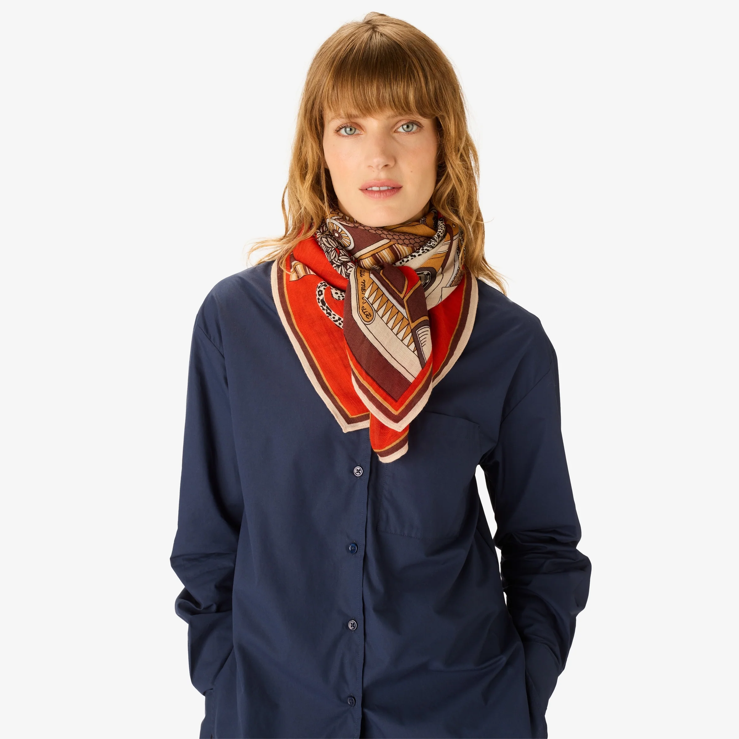 Scarf Ca221ni06 Red - Image 2