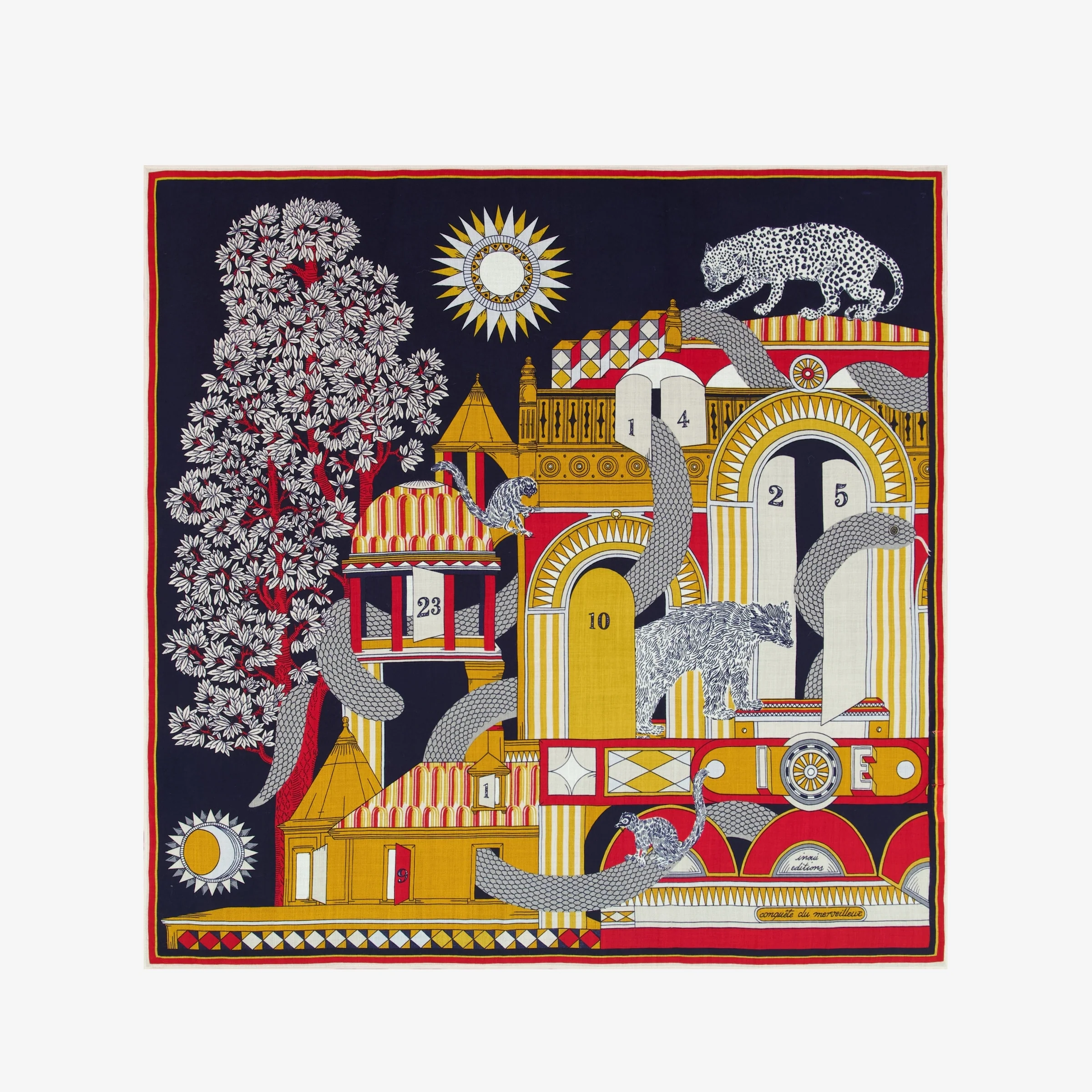 Scarf Ca221ni24 Navy - Image 2