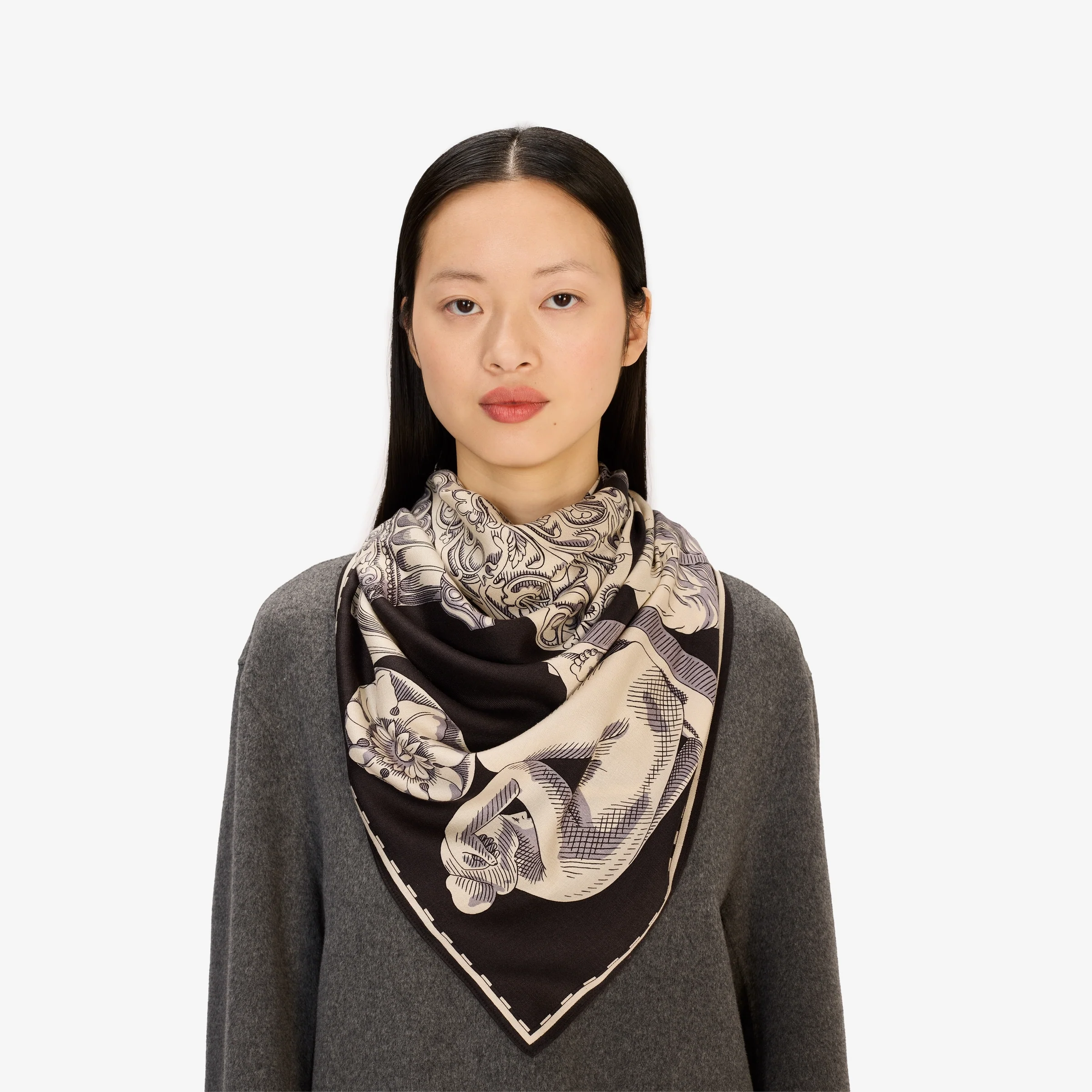 Scarf Ca222ar01 Black - Image 2