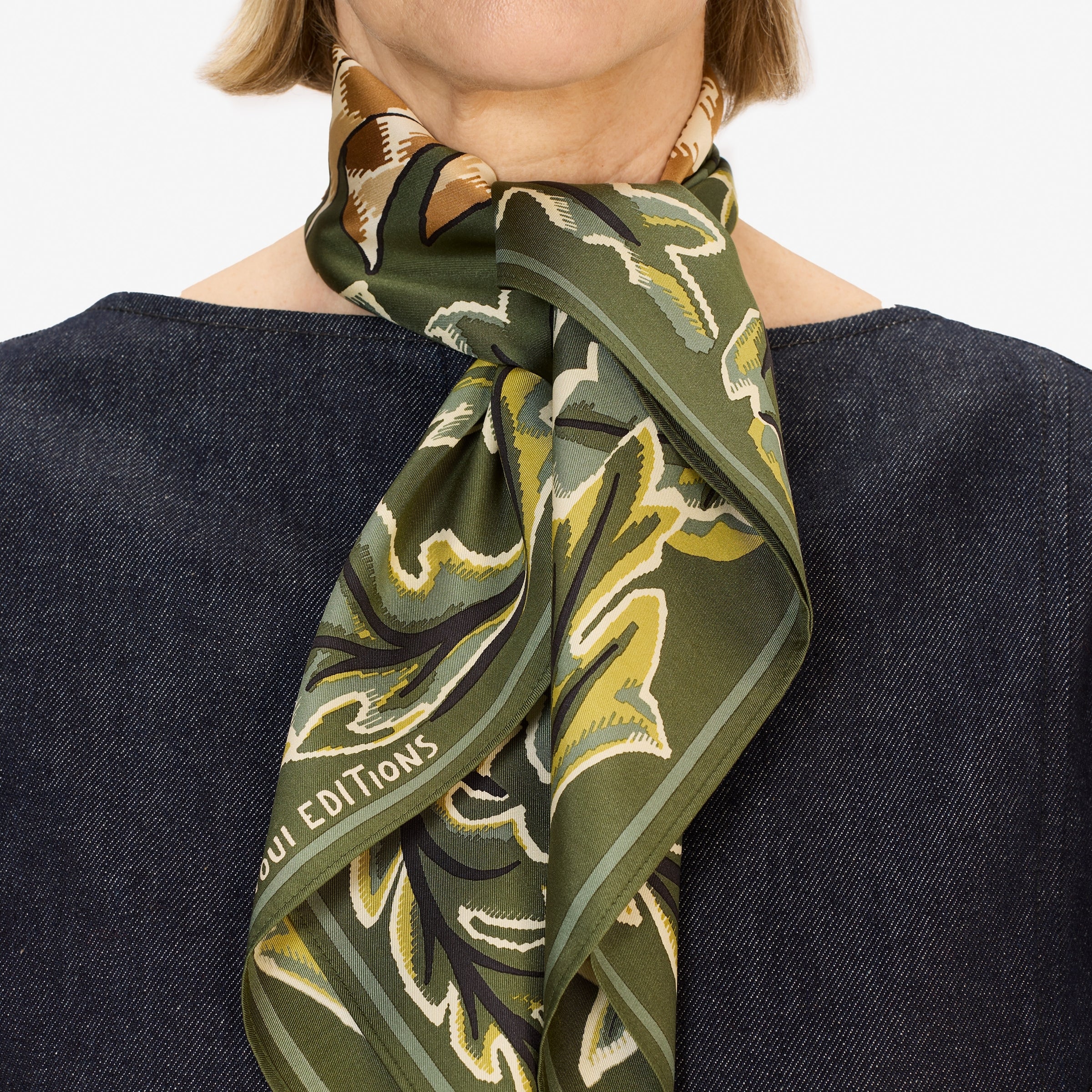 Scarf Ca22leo20 Khaki - Image 3