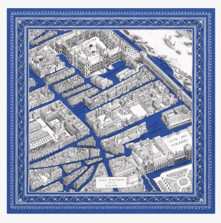 Scarf Ca22lou04 Blue