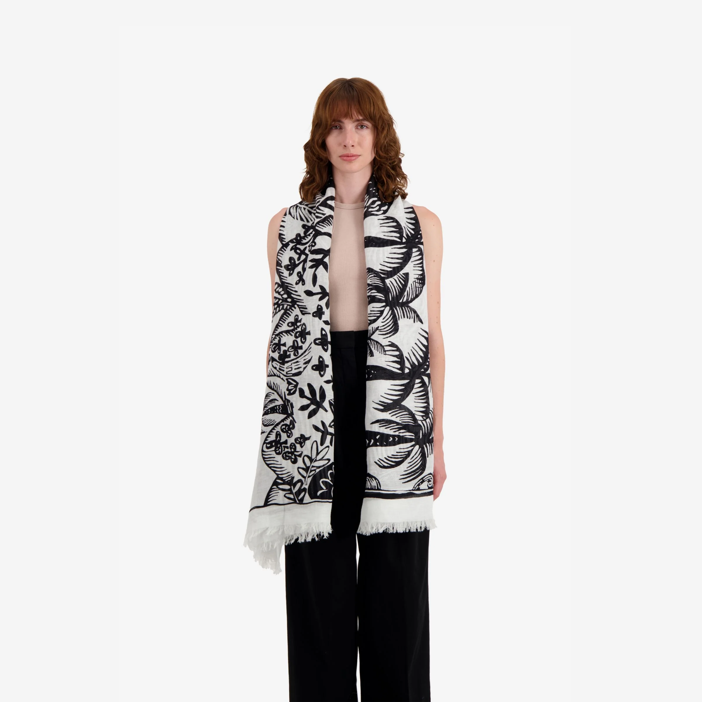 Scarf Et191du01 Black - Image 2
