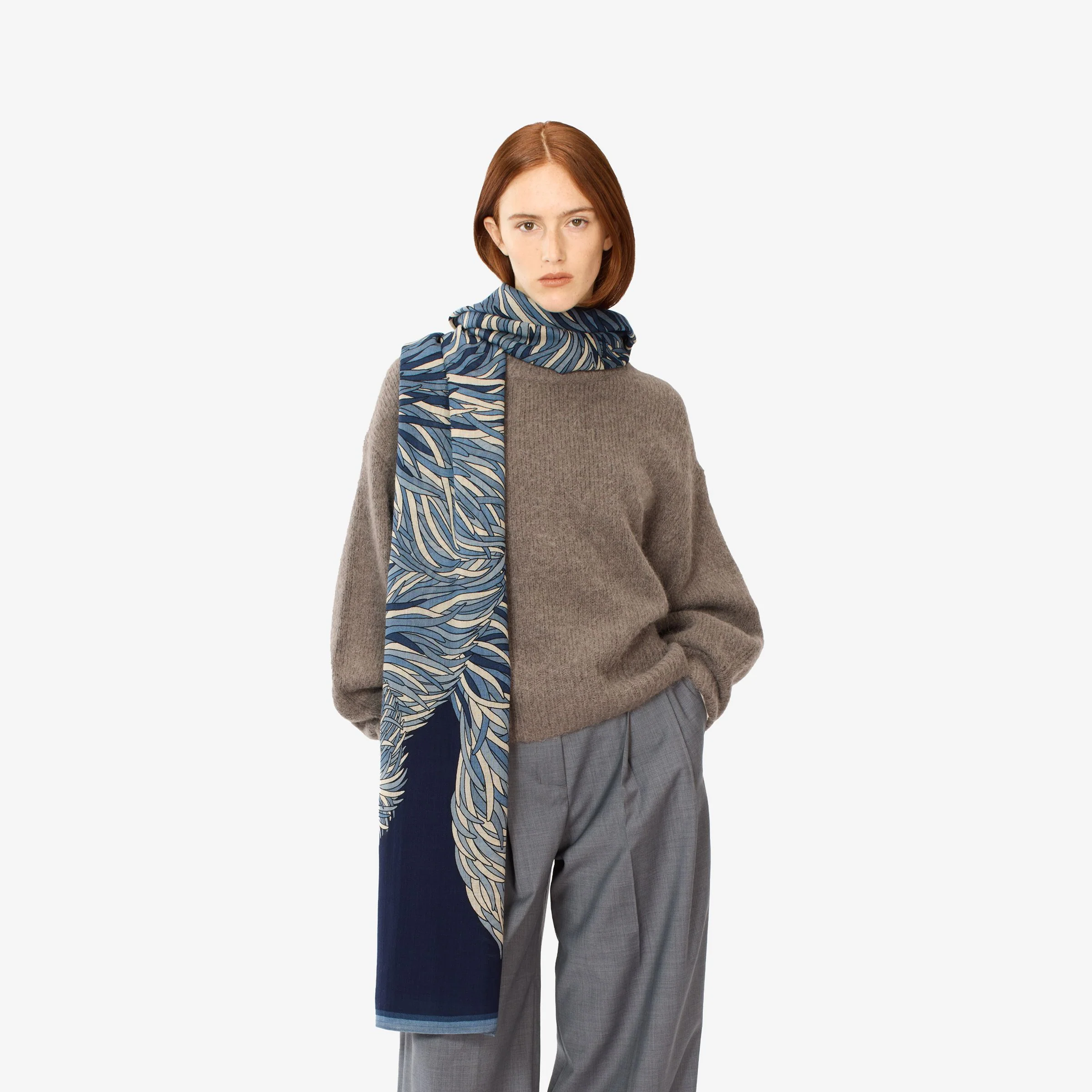Scarf Et201fr24 Navy - Image 2