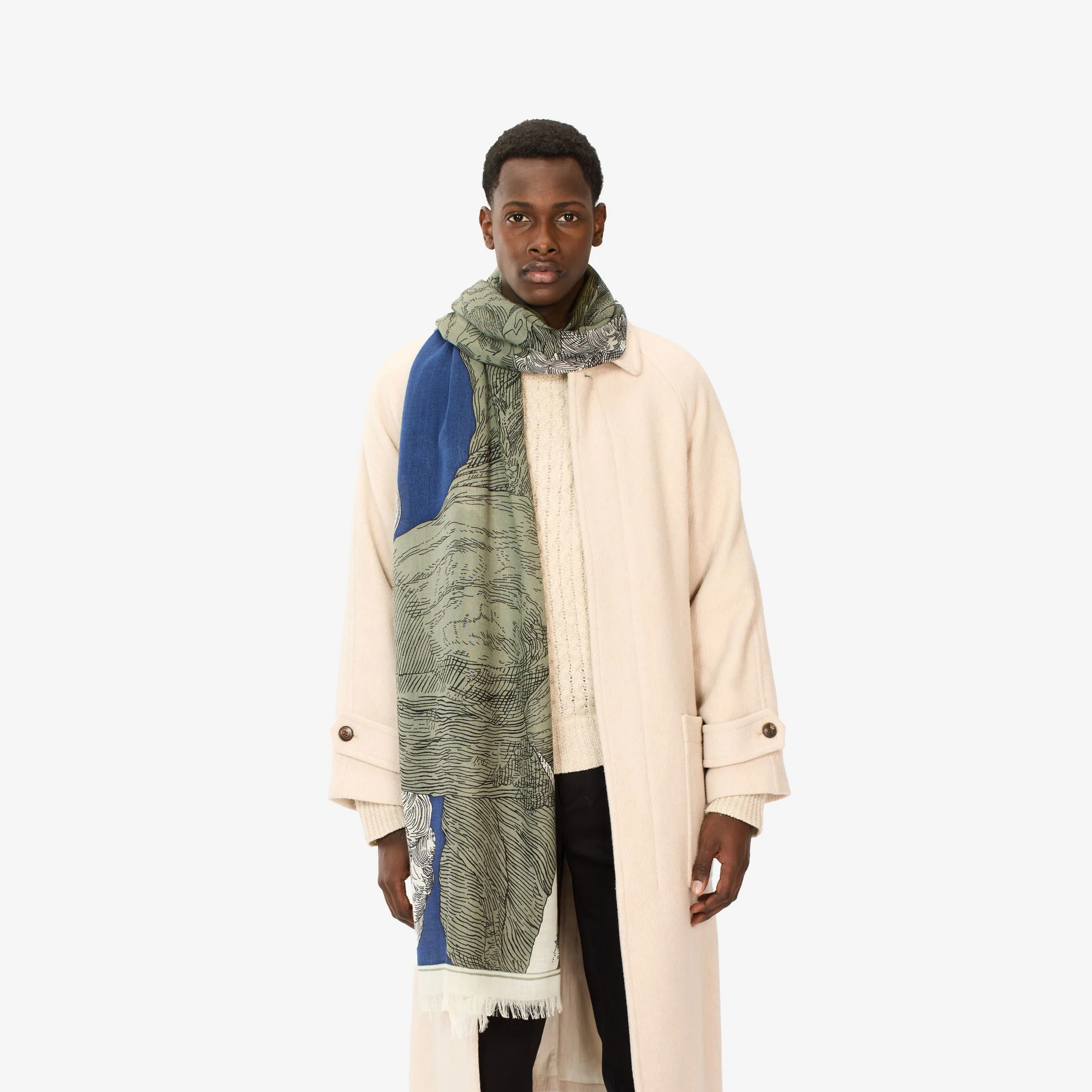 Scarf Et20mon20 Khaki - Image 2