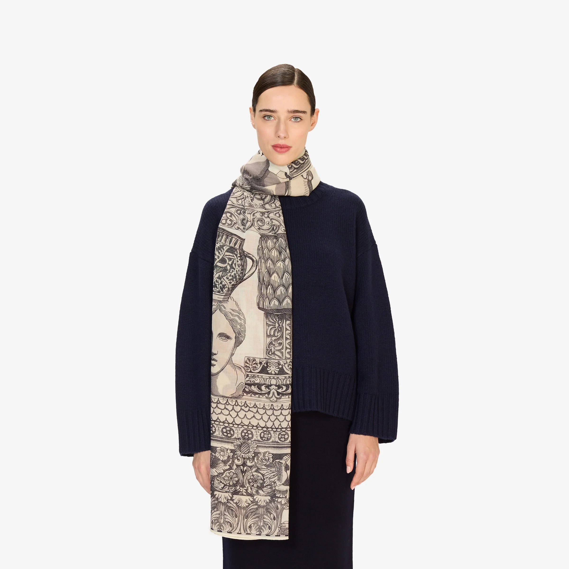 Scarf Et22arc00 White - Image 2