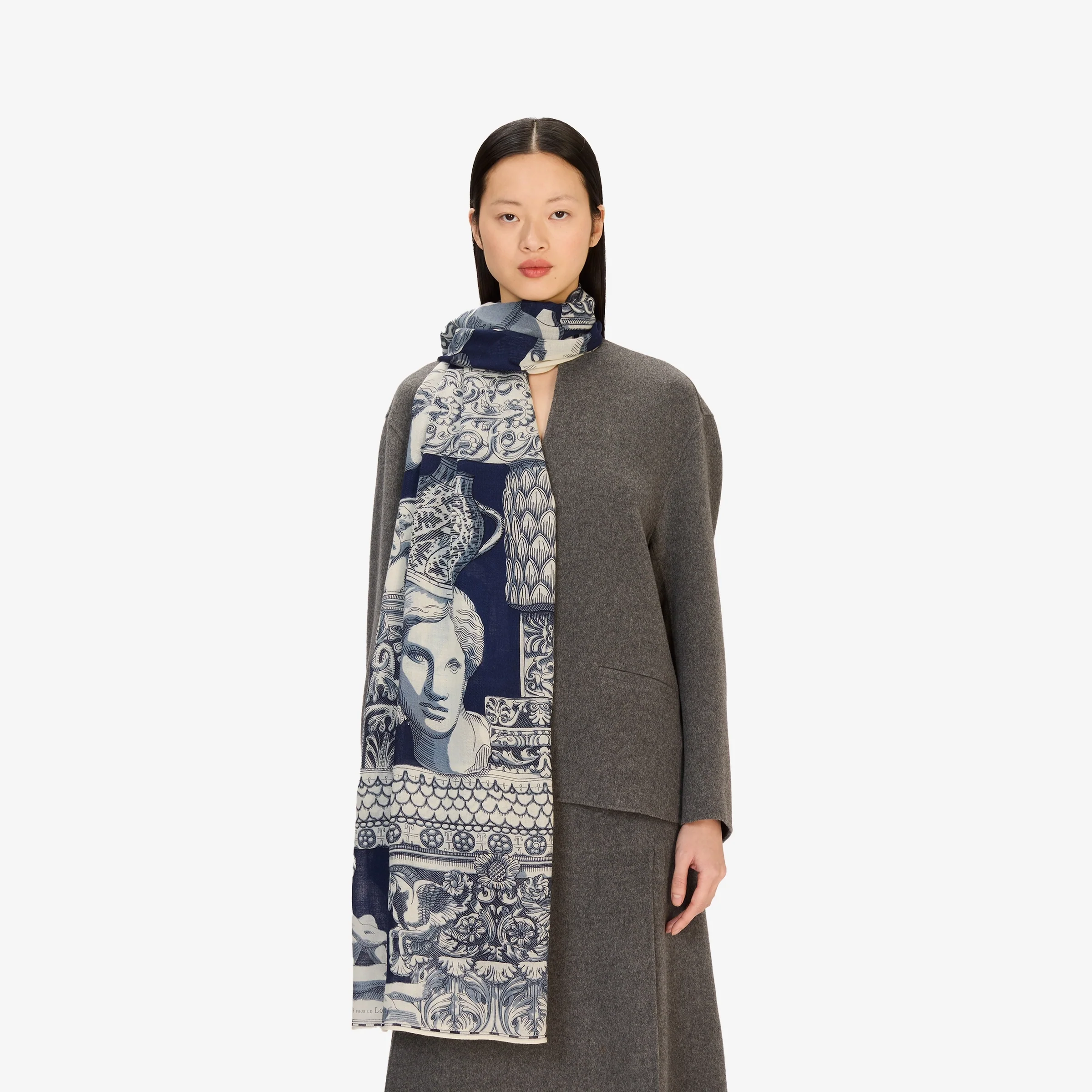Scarf Et22arc24 Navy - Image 2