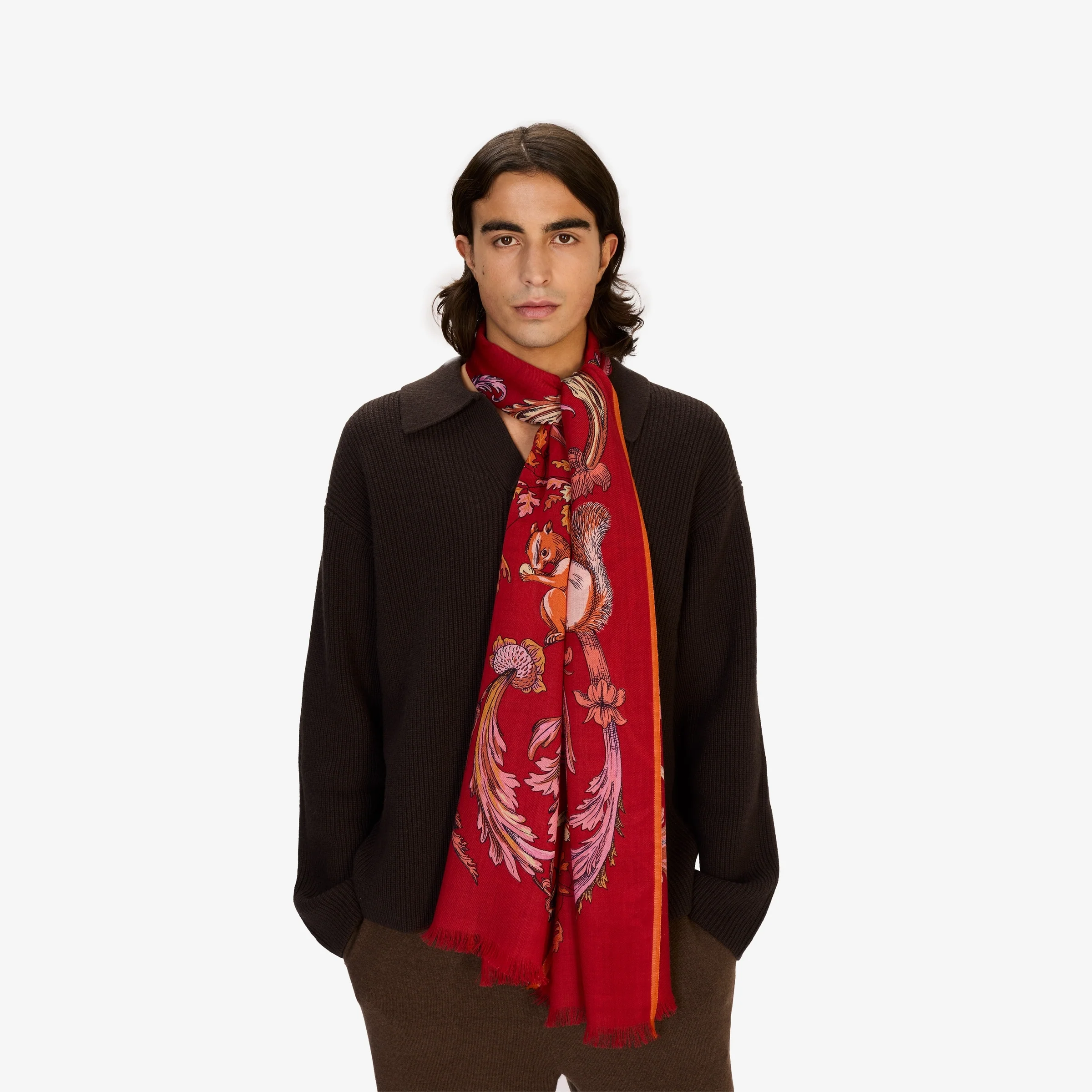 Scarf Et22roc06 Red - Image 2