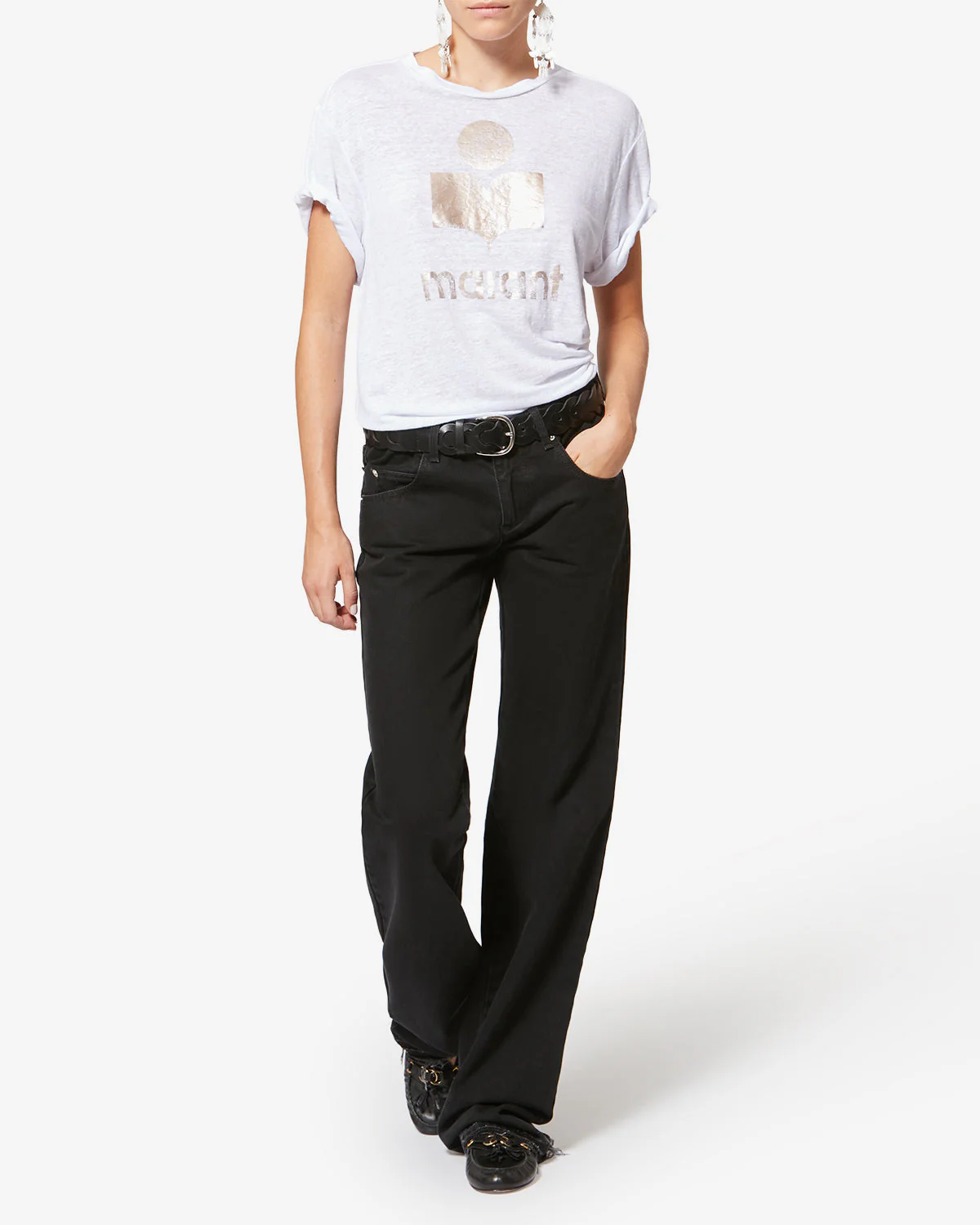 Tshirt Zewel-gz White-Light-Gold