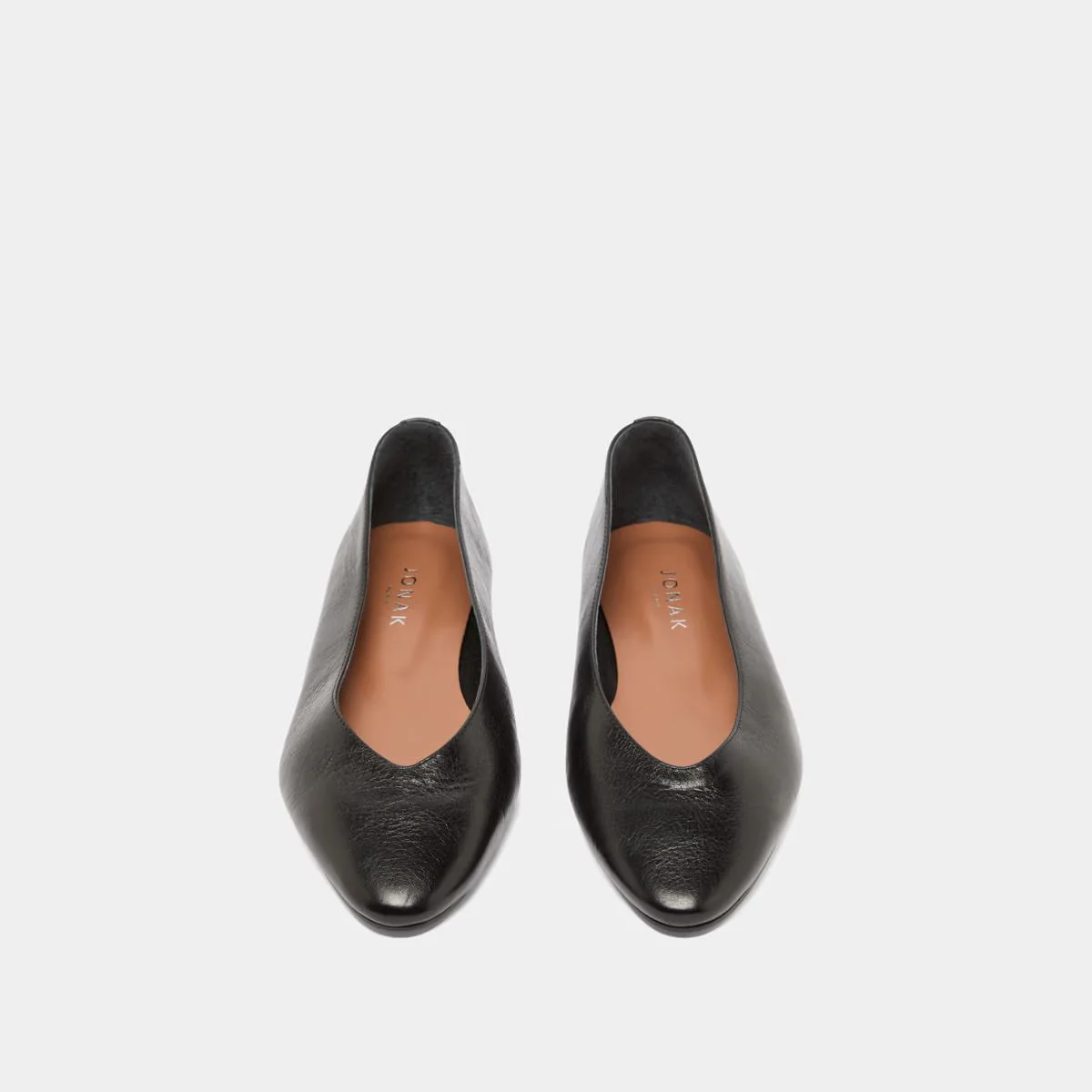 Ballerines Dassus Cuir Vieilli Noir - Image 8