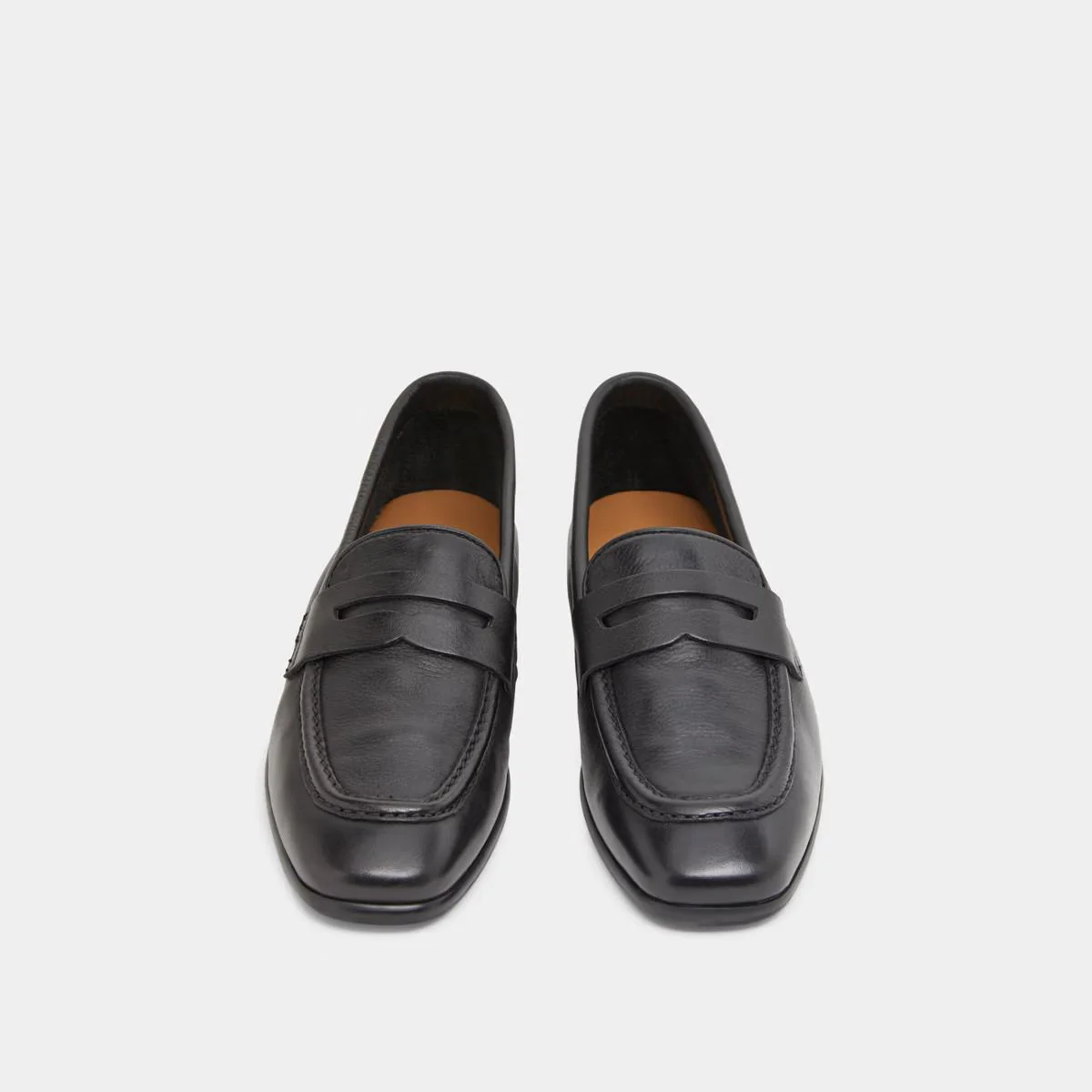 Mocassins Aca Bis Cuir Graine Noir - Image 7