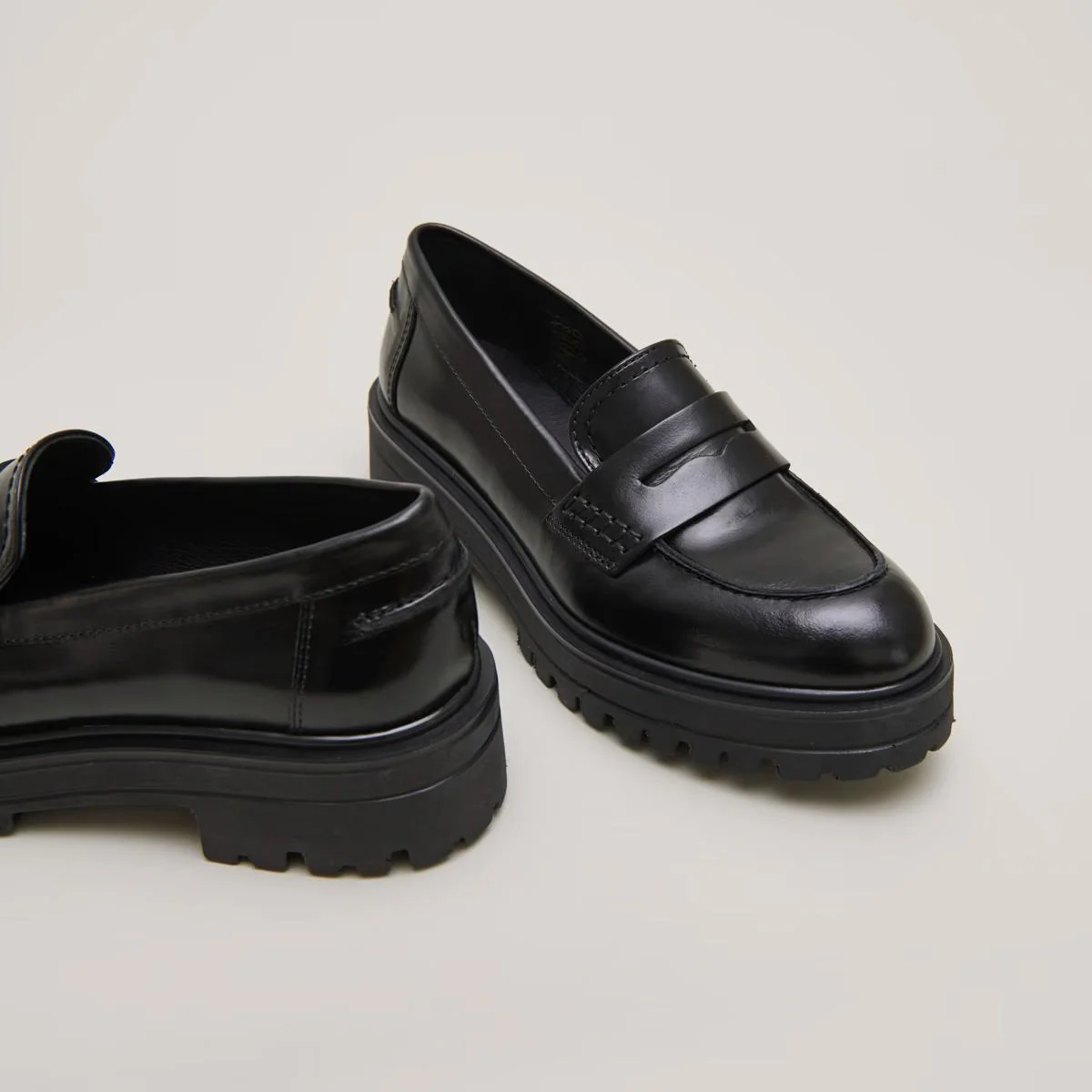 Mocassins Alfi Cuir Noir - Image 5